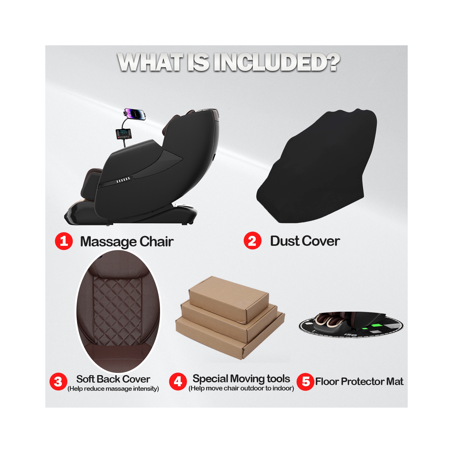 KoziSense 2025 Massage Chair Full Body, Zero Gravity SL-Track Shiatsu Massage Recliner Chair with Heat, AI Control, Body Scan and Calfrest Extension