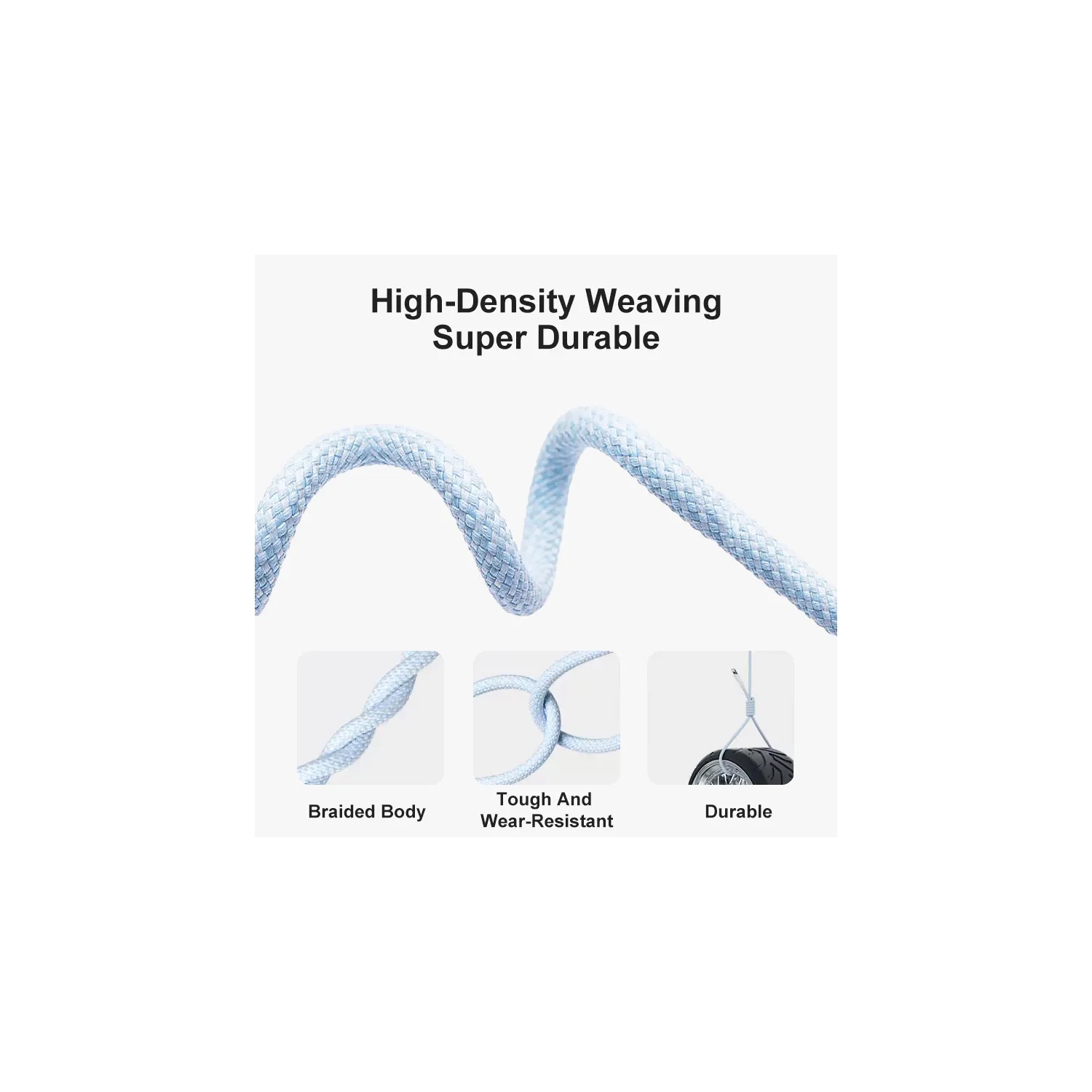 Applicable au câble de données Apple 15, au câble tissé USB-C, au câble de chargement pour téléphone mobile iPhone, au câble de données PD à