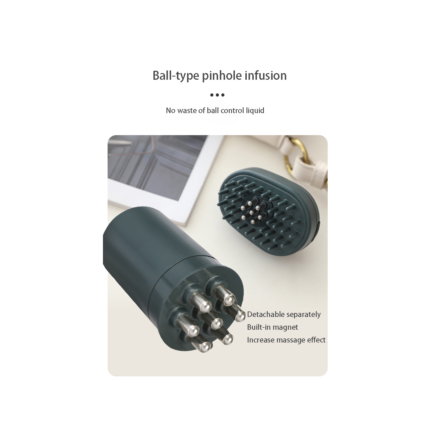 Scalp applicator, electric liquid massage comb, essential oil applicator head massager massager