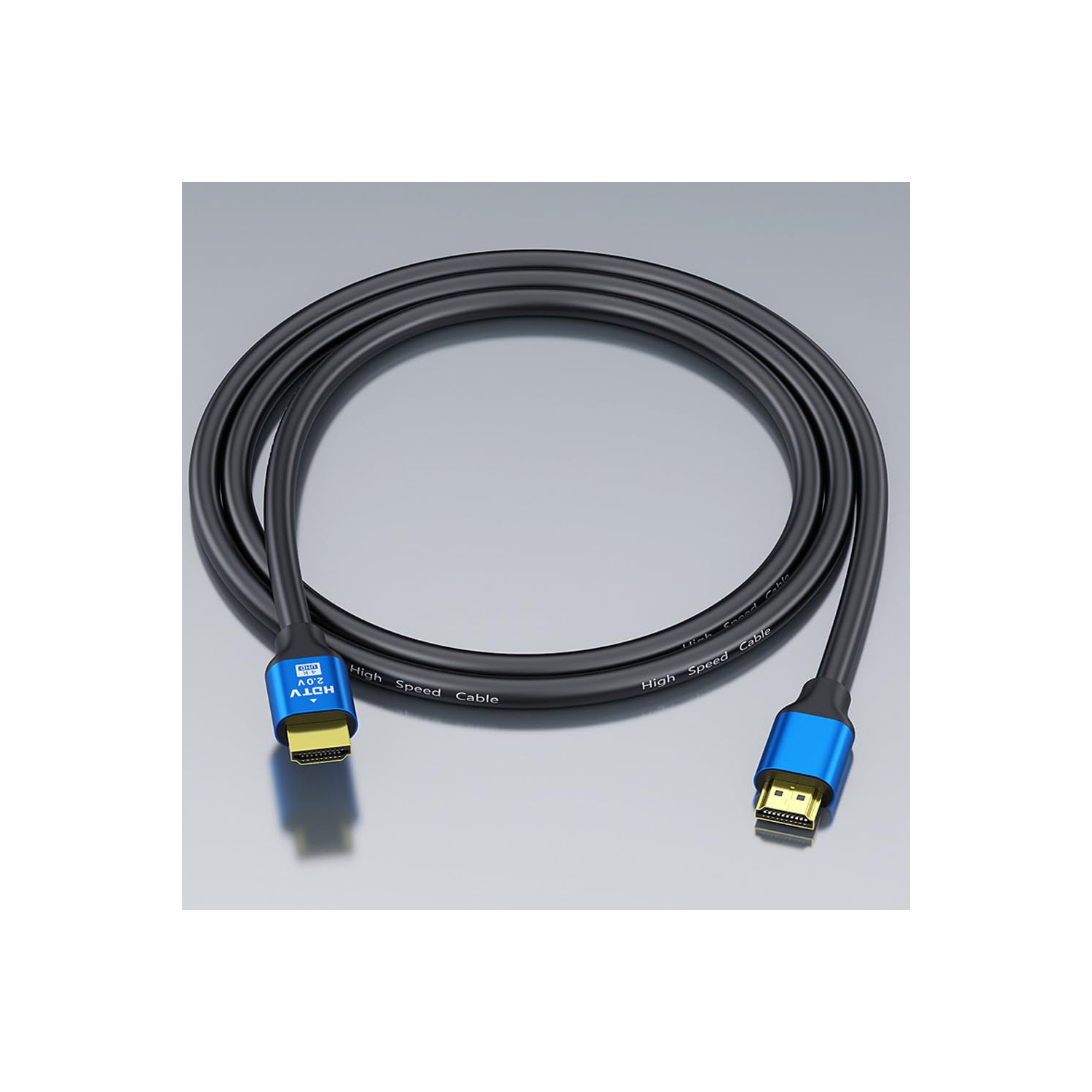 câble hdmi version 2,0, câble de connexion de moniteur d'ordinateur 4k, câble hd de données de projecteur de télévision, 5 mètres