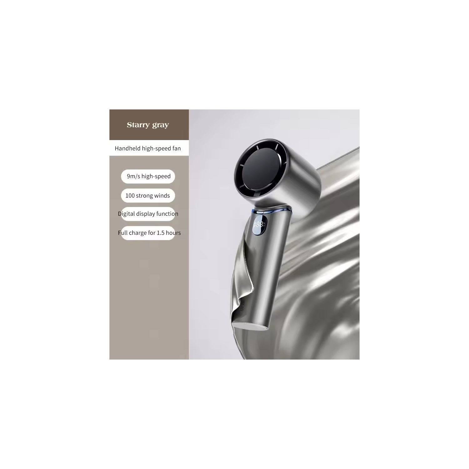 Ventilateur sans pales, mini ventilateur portatif, ordinateur de bureau portatif USB de chargement silencieux, refroidisseur d'air de ventilation