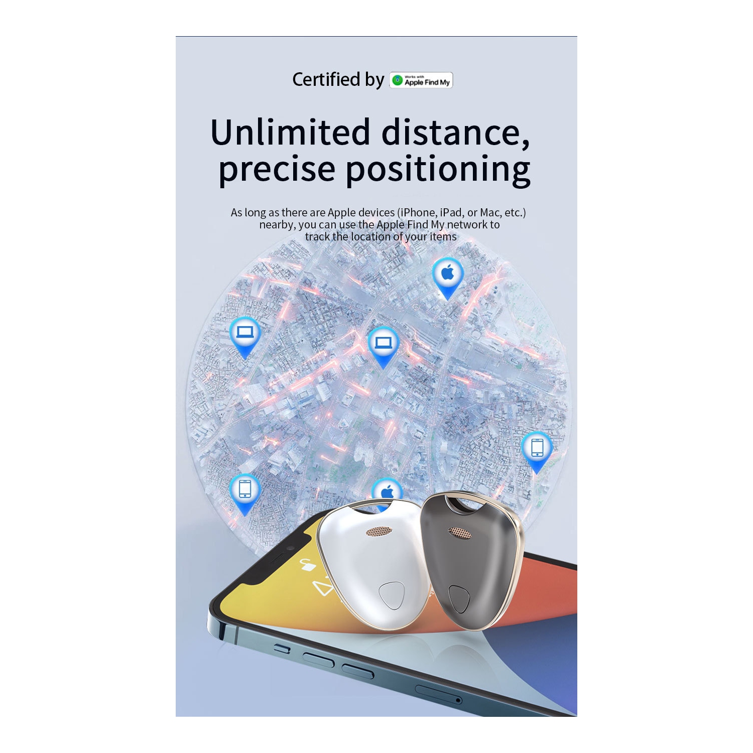 Localisateur d'écran, alarme intelligente, appareil Bluetooth bidirectionnel anti-perte, étanche, longue autonomie. Dispositif anti-perte pour