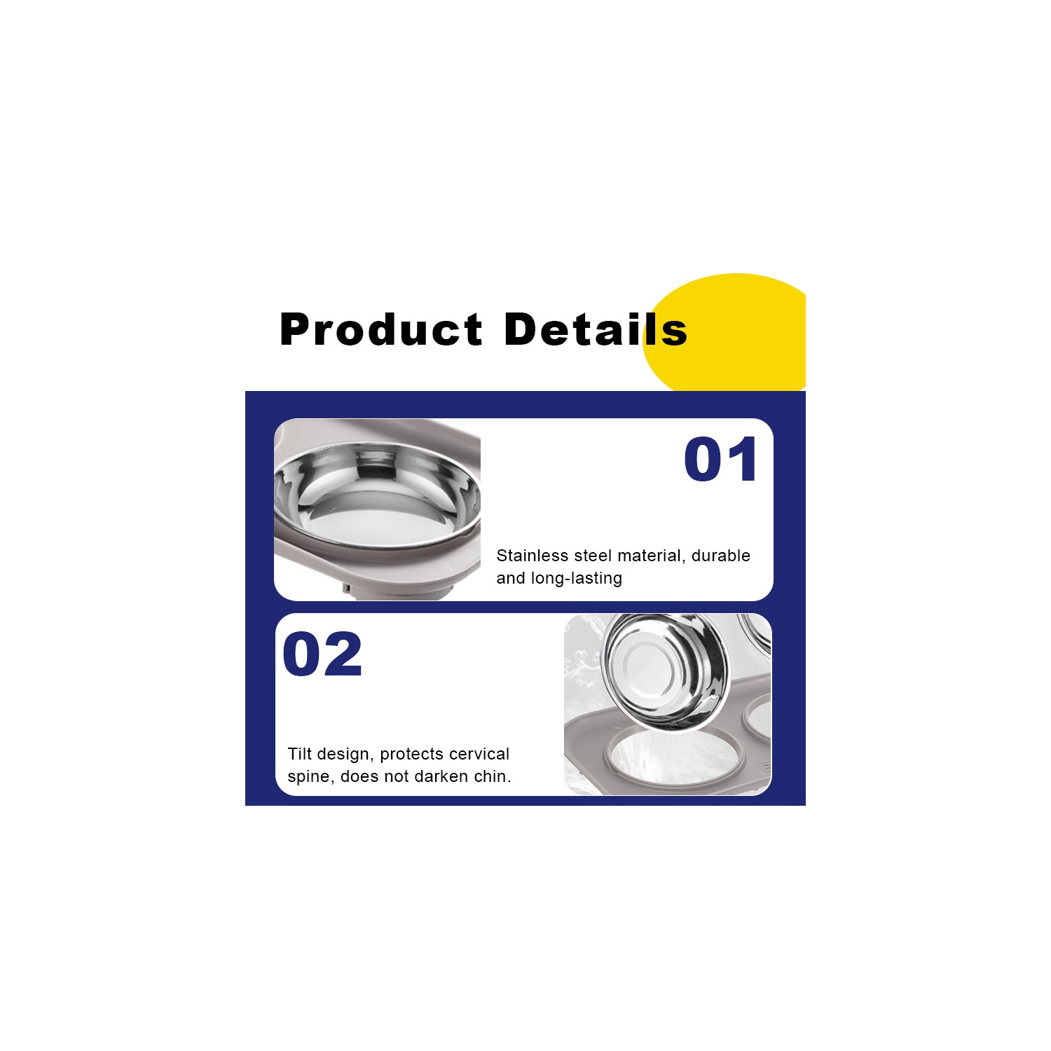 Bol amovible en acier inoxydable pour chien, bol pour chien, bol pour chien, bol pour chien, bol pour chat, bol pour chien, gamelle pour chien,