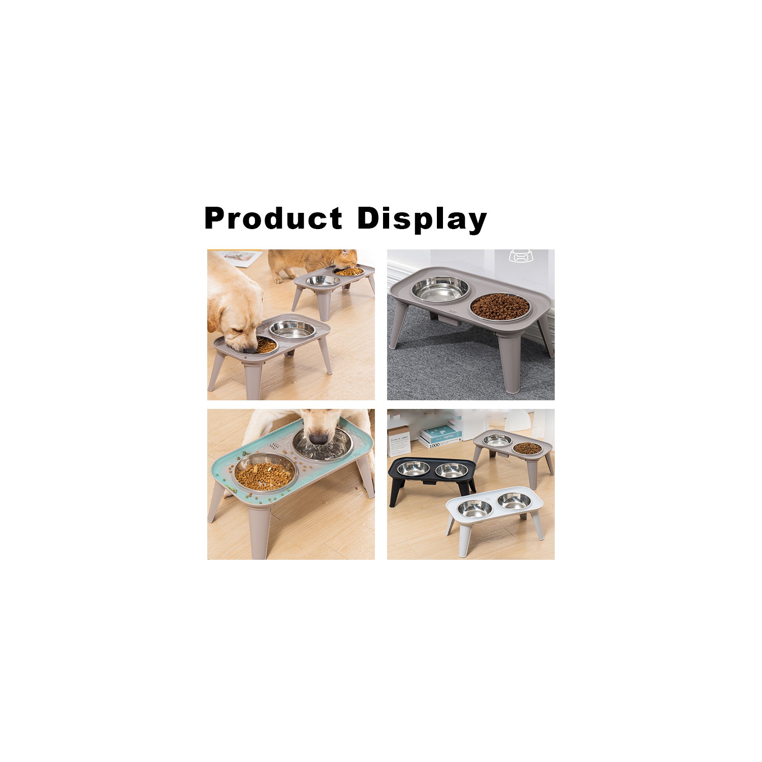 Bol amovible en acier inoxydable pour chien, bol pour chien, bol pour chien, bol pour chien, bol pour chat, bol pour chien, gamelle pour chien,