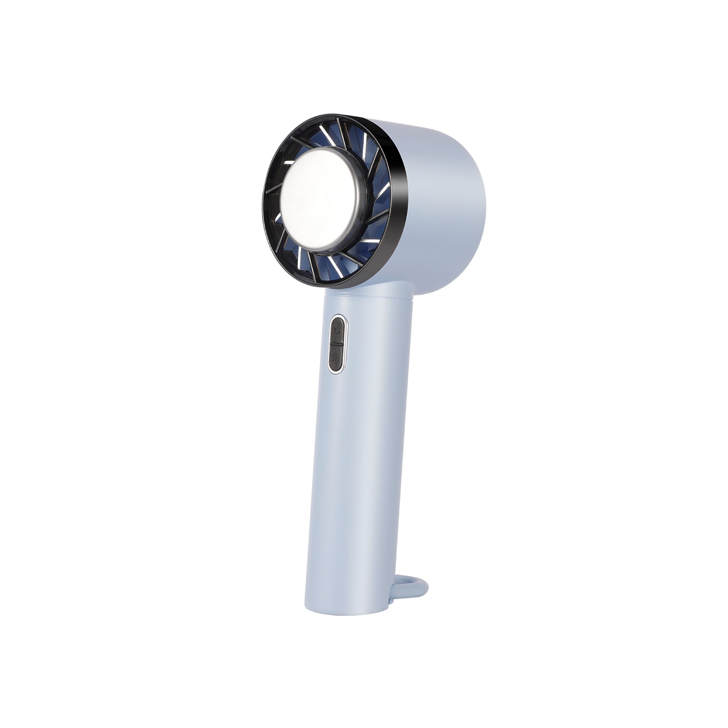 Semiconductor refrigeration handheld fan, mini outdoor portable ice cold compress USB charging high wind power desktop small fan, 2000 mAh battery -