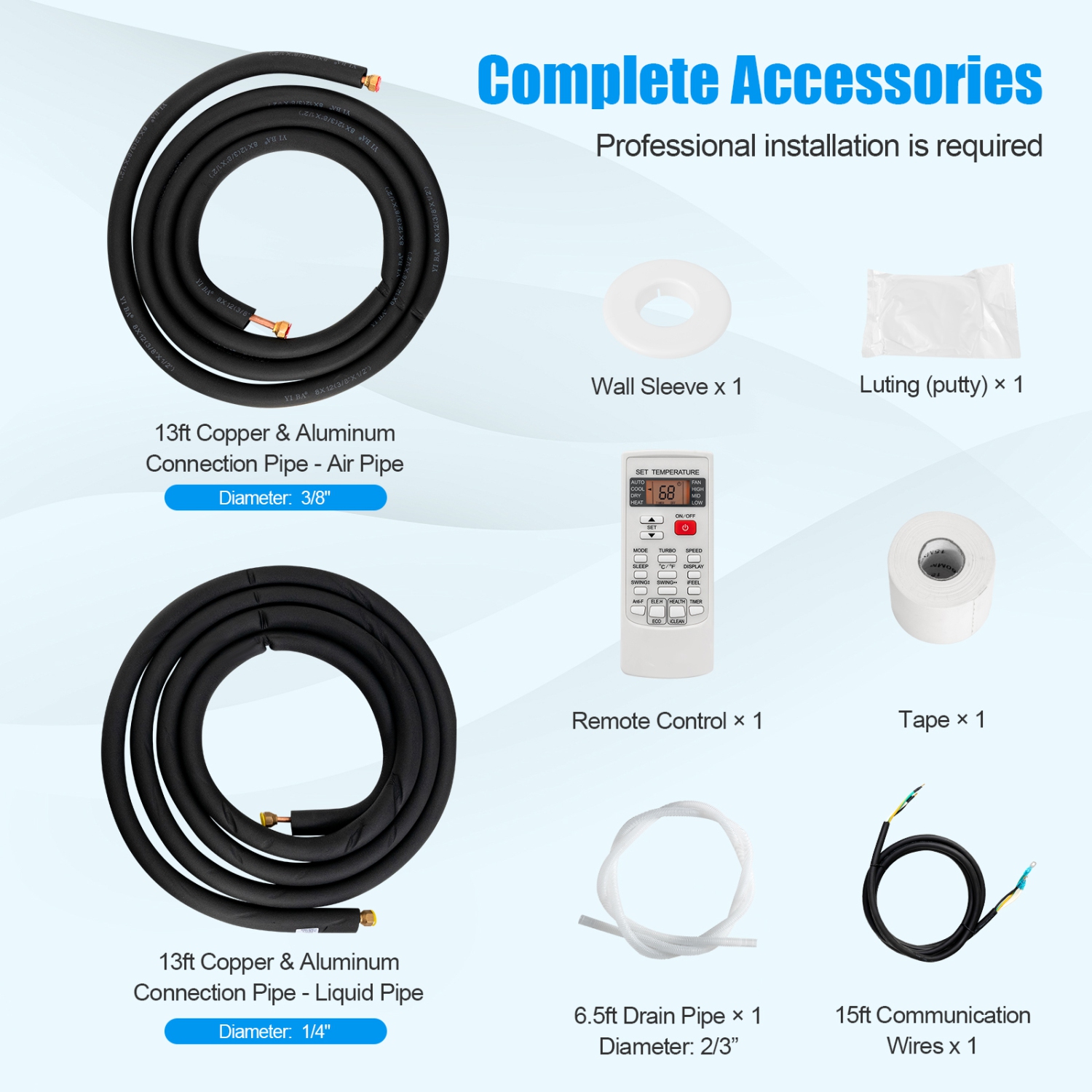 Gymax 9000BTU Mini Split Air Conditioner & Heater 19 SEER2 115V Wall Mount AC Unit