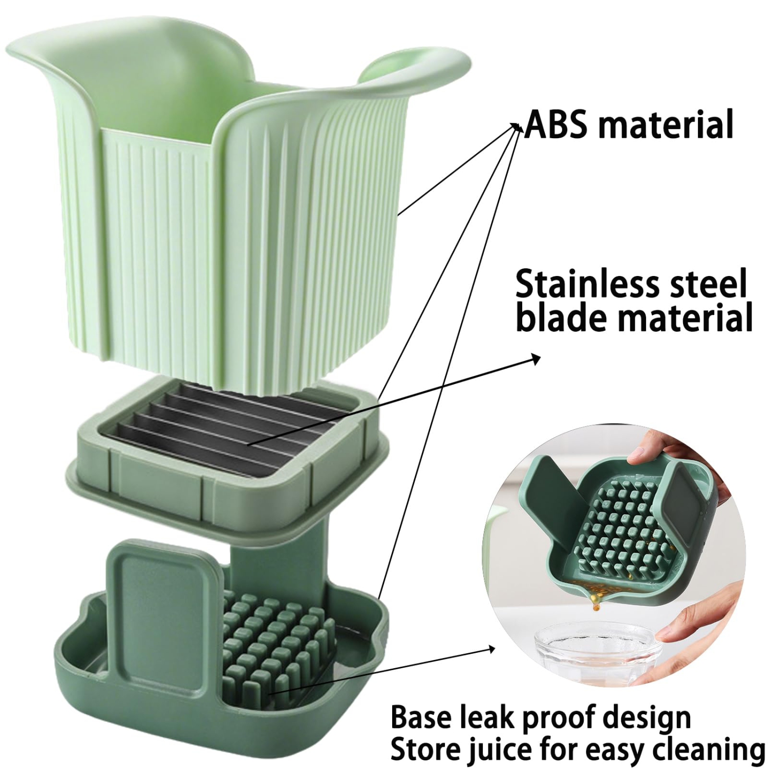 Coupe-fraises avec base, coupe-fruits et légumes en acier inoxydable pour tomates, raisins, oeufs et persil