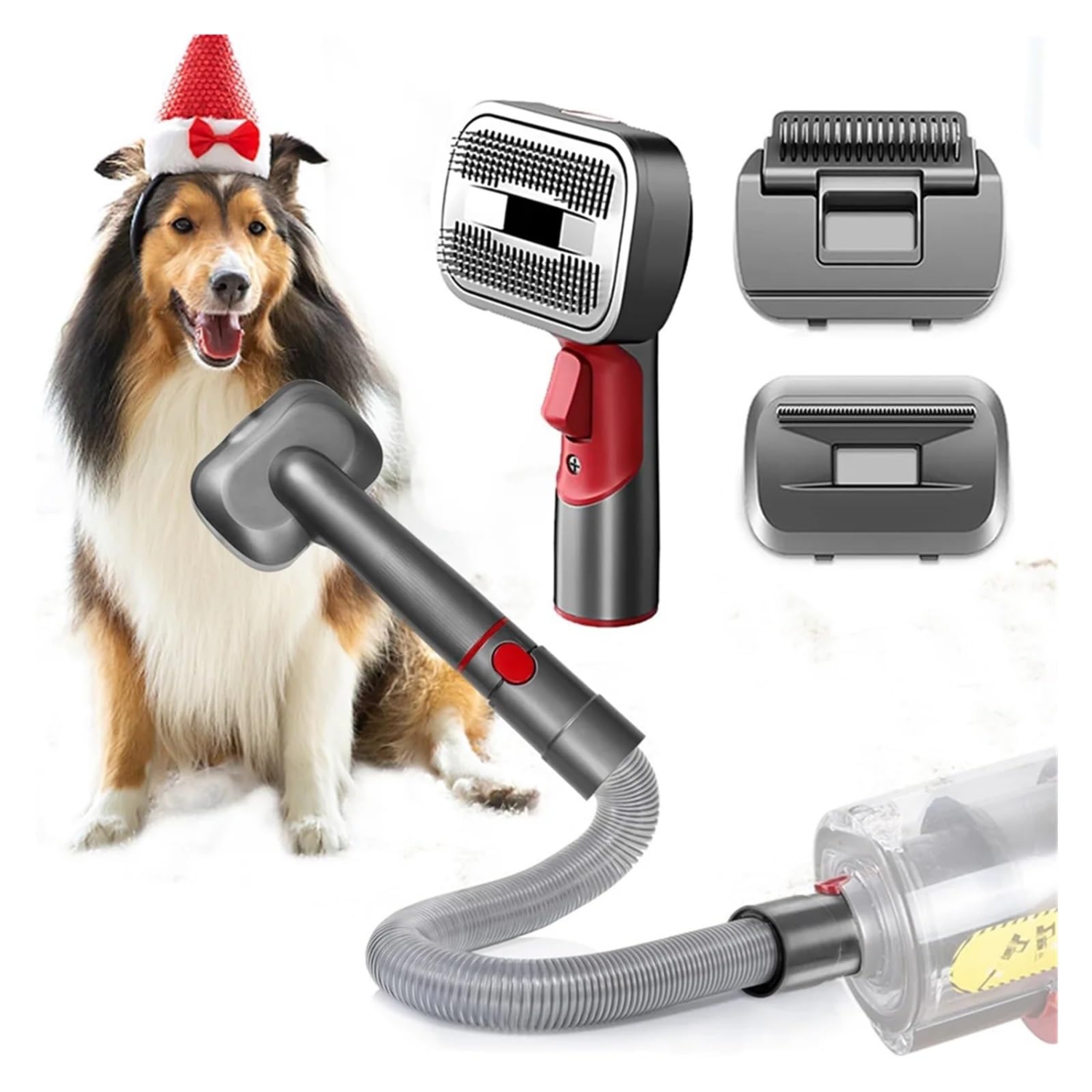 Pet Dog Hair Brush Vacuum Attachment Pet Grooming Kit Suitable For Dyson V15 V11 V10 V8 V7 Pet Hair Removal Tool