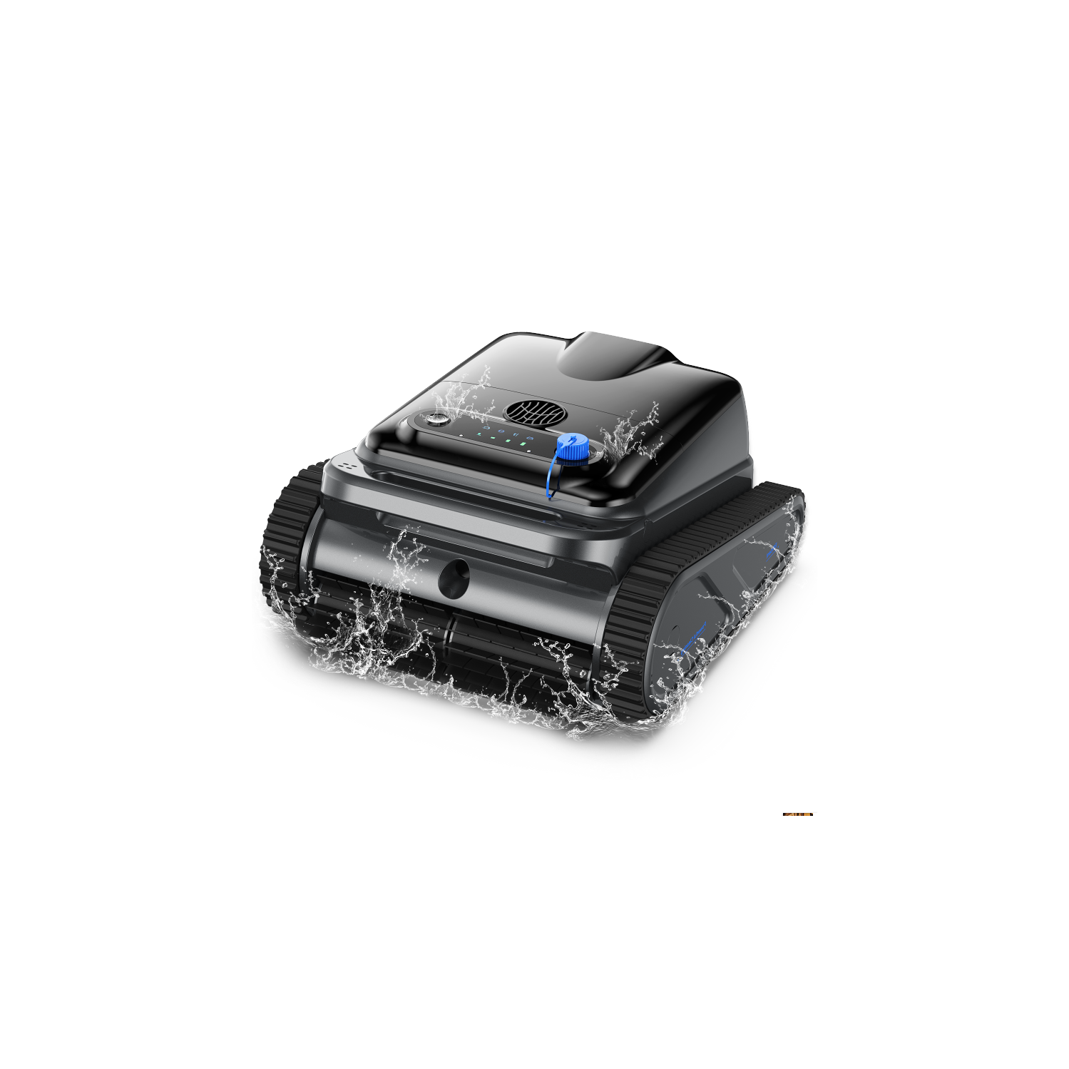 OUCAXIA Y50S Robotic Pool Cleaner, Upgraded Motor, Powerful Wall-Climbing with Scrubber Brushes, Smart Path Navigation, Cordless Pool Vacuum for