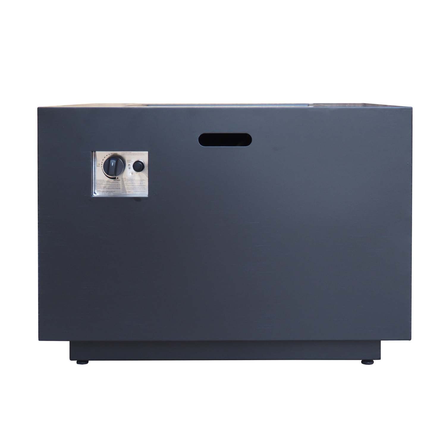 Table à foyer en fer – 50&nbsp;000&nbsp;BTU, propane, aucun assemblage