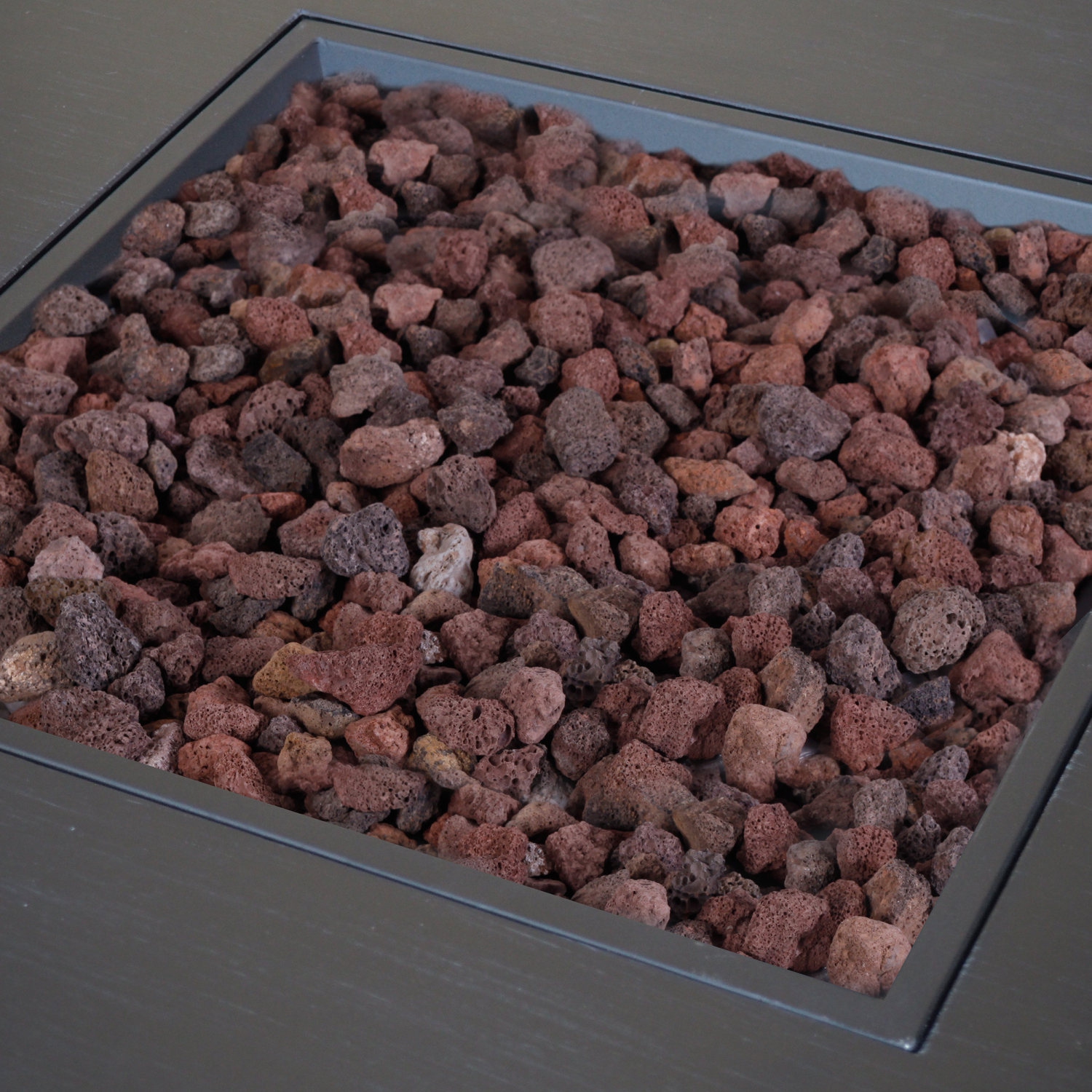 Table à foyer en fer – 50&nbsp;000&nbsp;BTU, propane, aucun assemblage