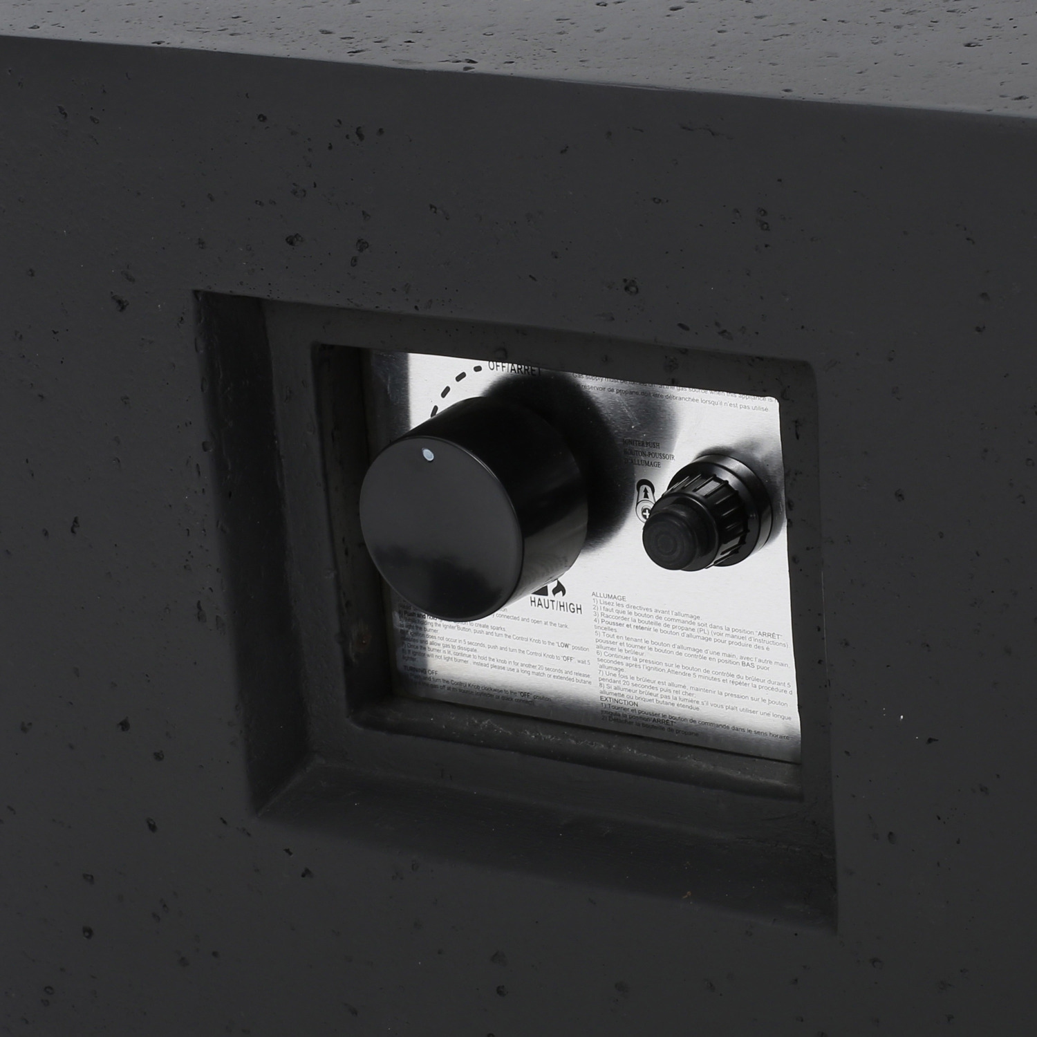 Foyer moderne en fer - 50 000 BTU - Pas d'assemblage