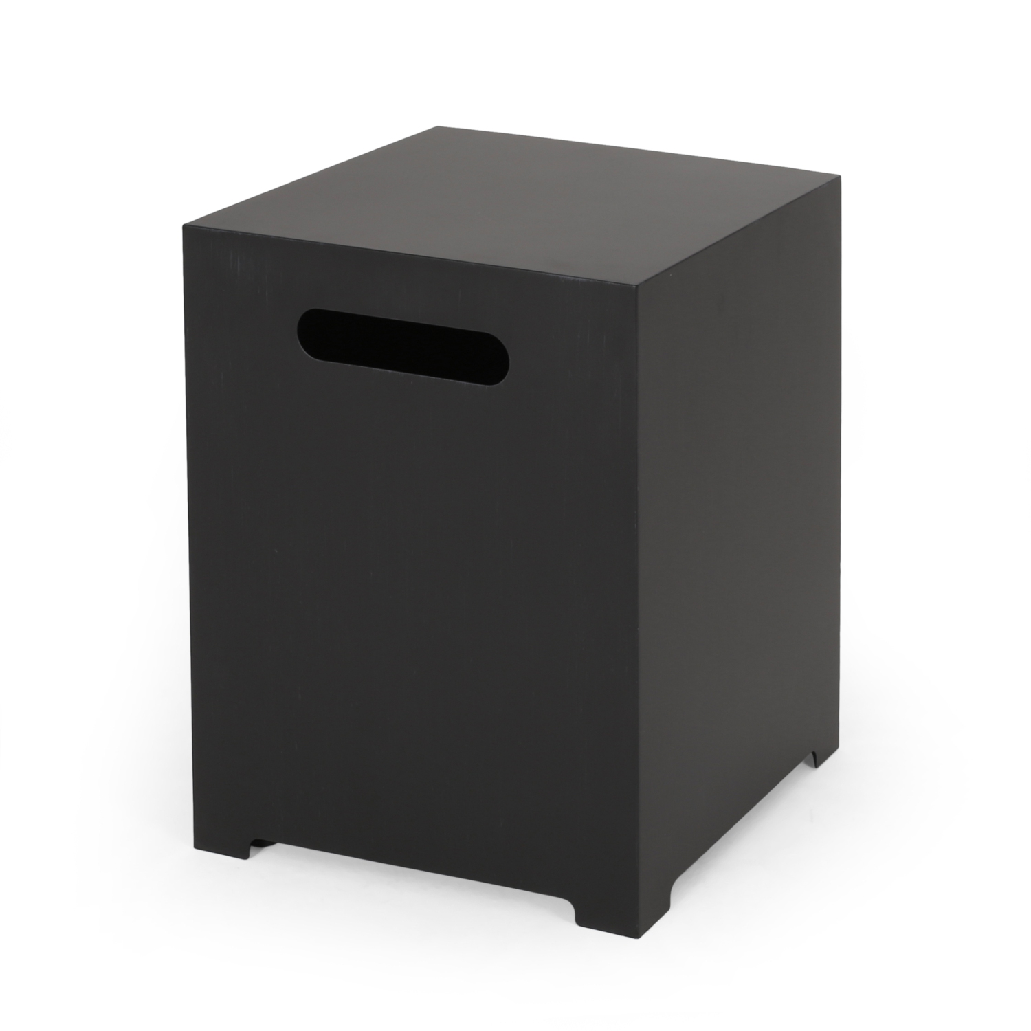 Square Metal Propane Tank Cover and Side Table by Real Flame