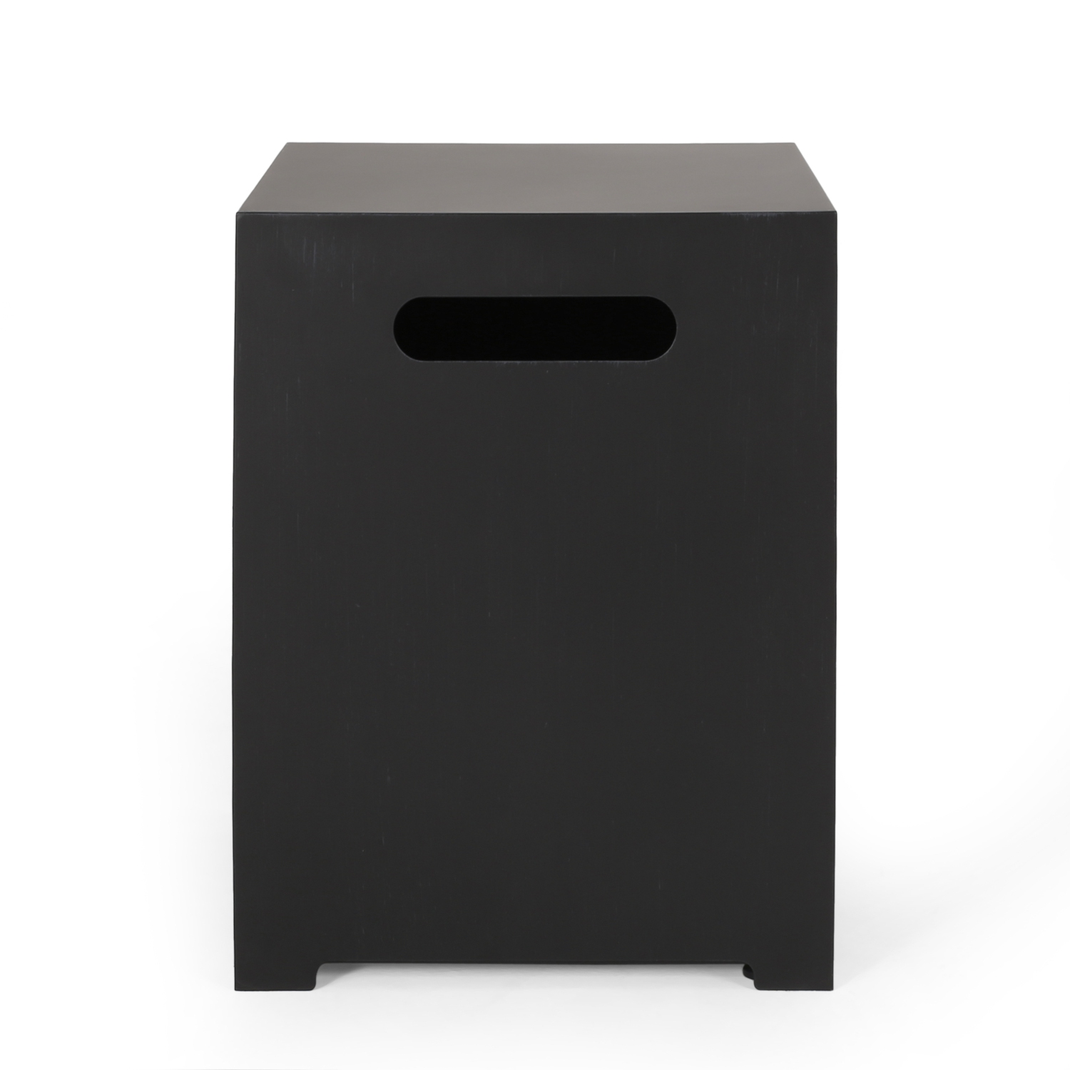 Square Metal Propane Tank Cover and Side Table by Real Flame