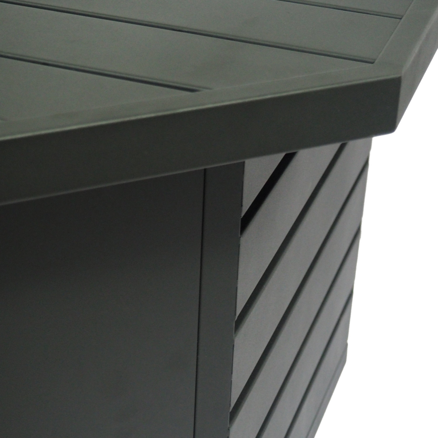 Octagonal Iron Fire Pit with Tank Space - 45"