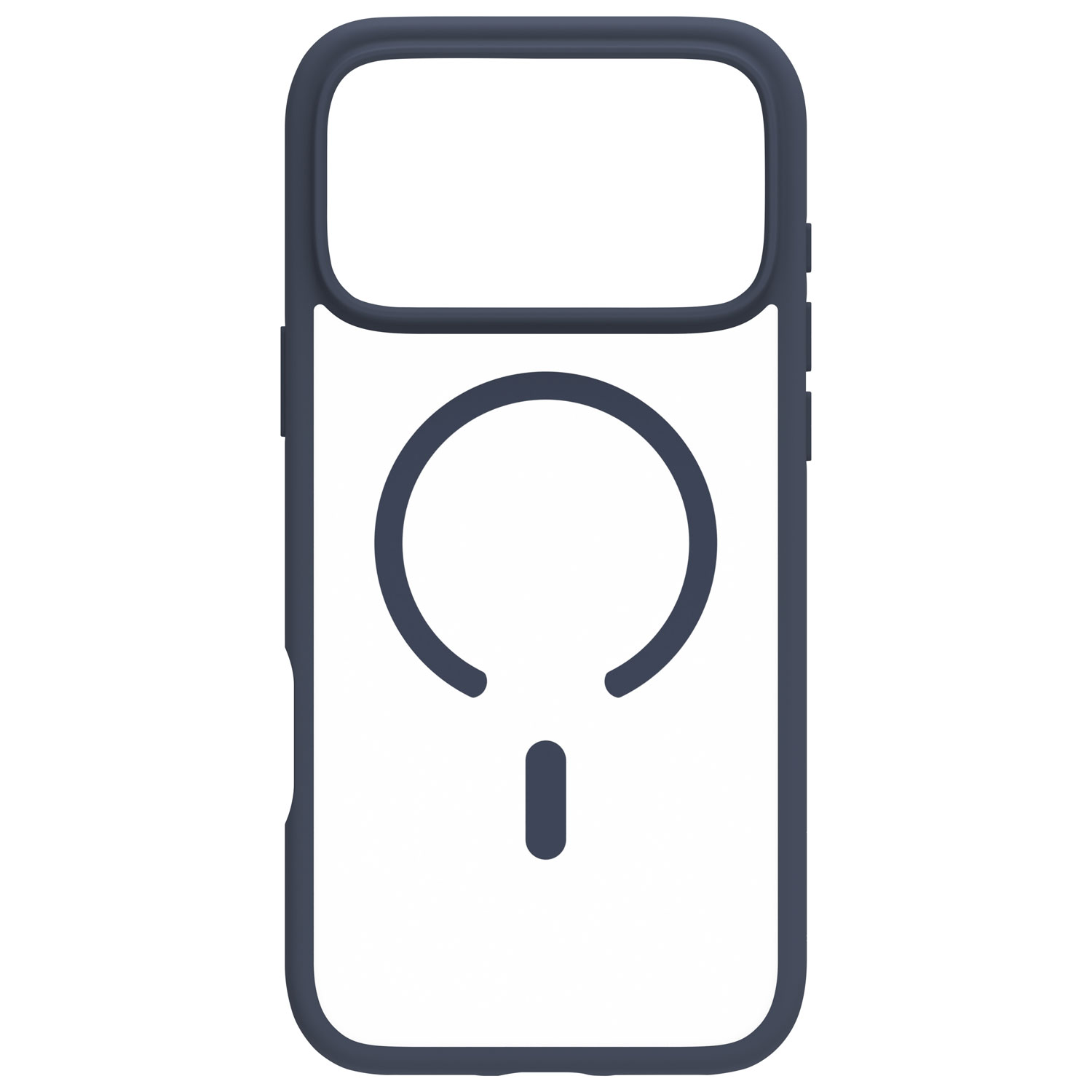 Étui rigide ajusté Grenen de Dbramante1928 avec MagSafe pour iPhone 17 Pro Max - Bleu marine