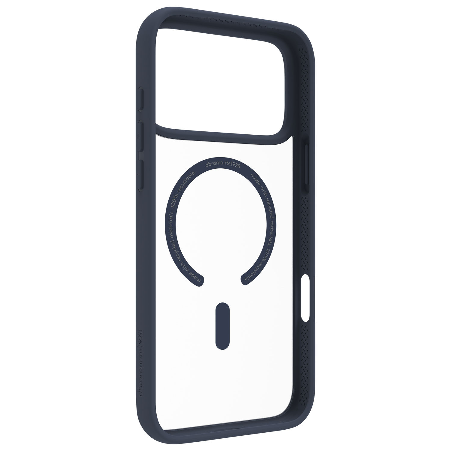 Étui rigide ajusté Grenen de Dbramante1928 avec MagSafe pour iPhone 17 Pro Max - Bleu marine