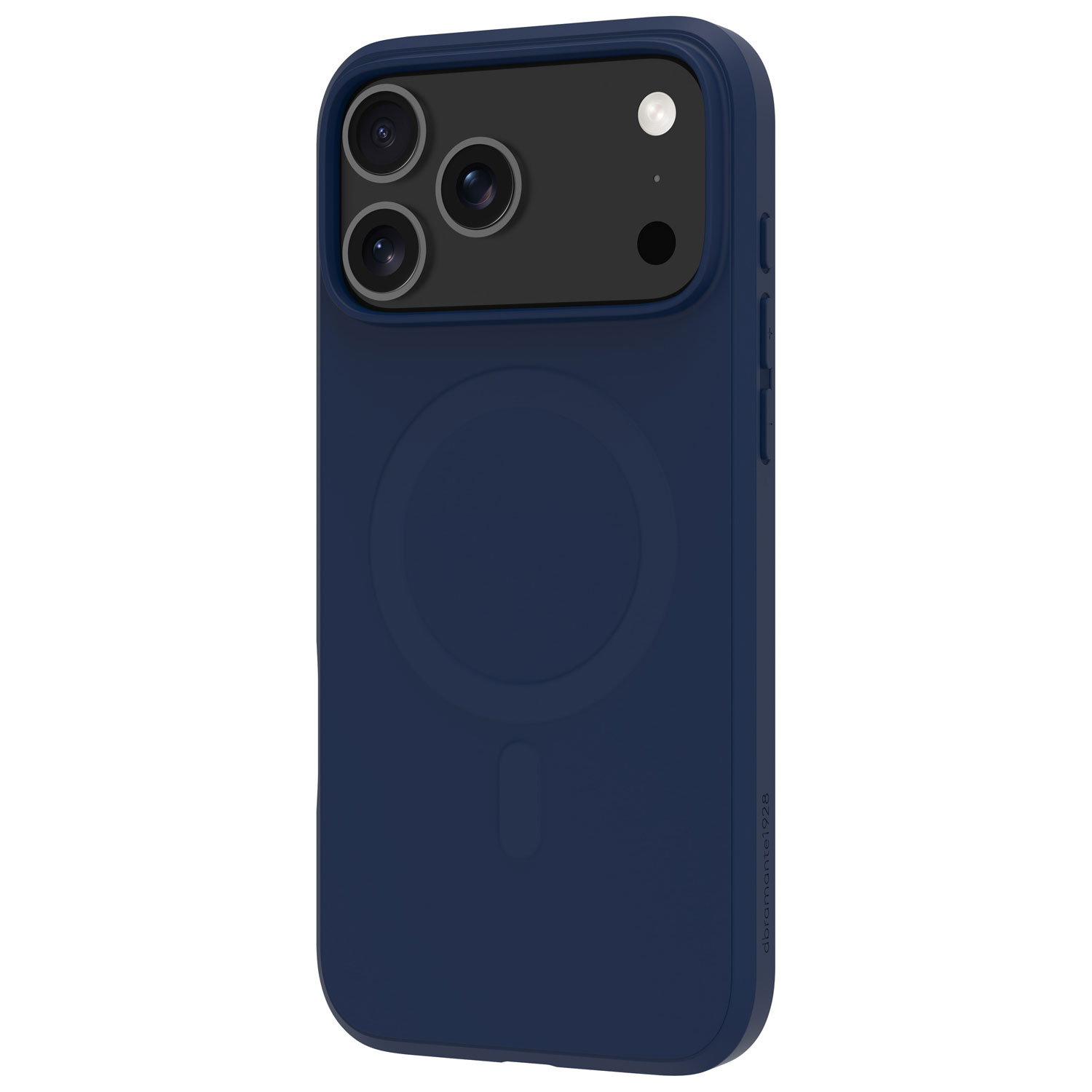 dbramante1928 Greenland Pro Fitted Soft Shell Case with MagSafe for iPhone 17 Pro Max - Navy
