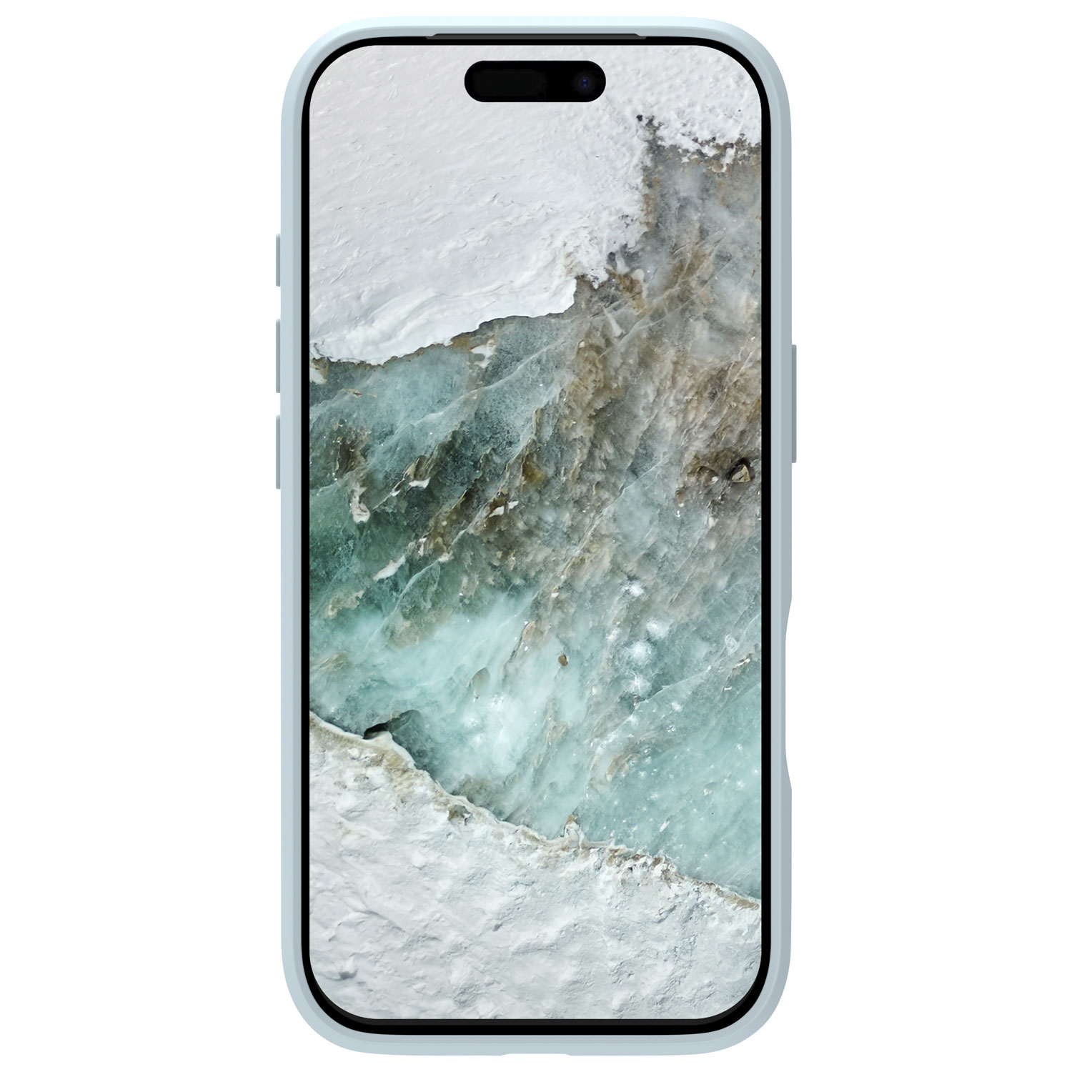 Étui souple ajusté Greenland Pro de Dbramante1928 avec MagSafe pour iPhone 17 Pro - Bleu glace