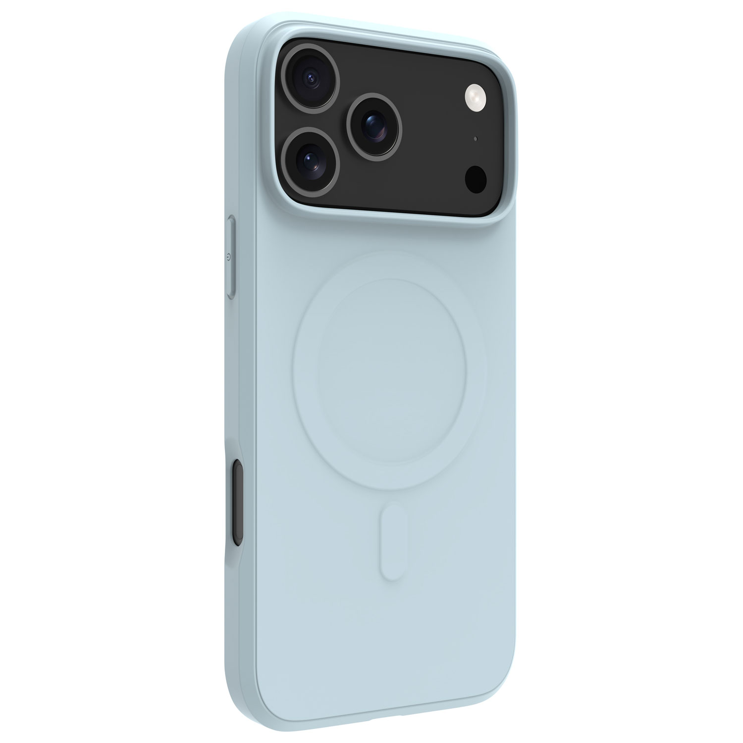 dbramante1928 Greenland Pro Fitted Soft Shell Case with MagSafe for iPhone 17 Pro Max - Ice Blue