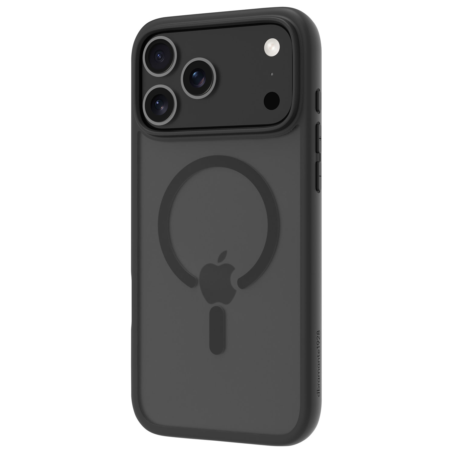 Étui rigide ajusté Grenen de Dbramante1928 avec MagSafe pour iPhone 17 Pro Max - Noir