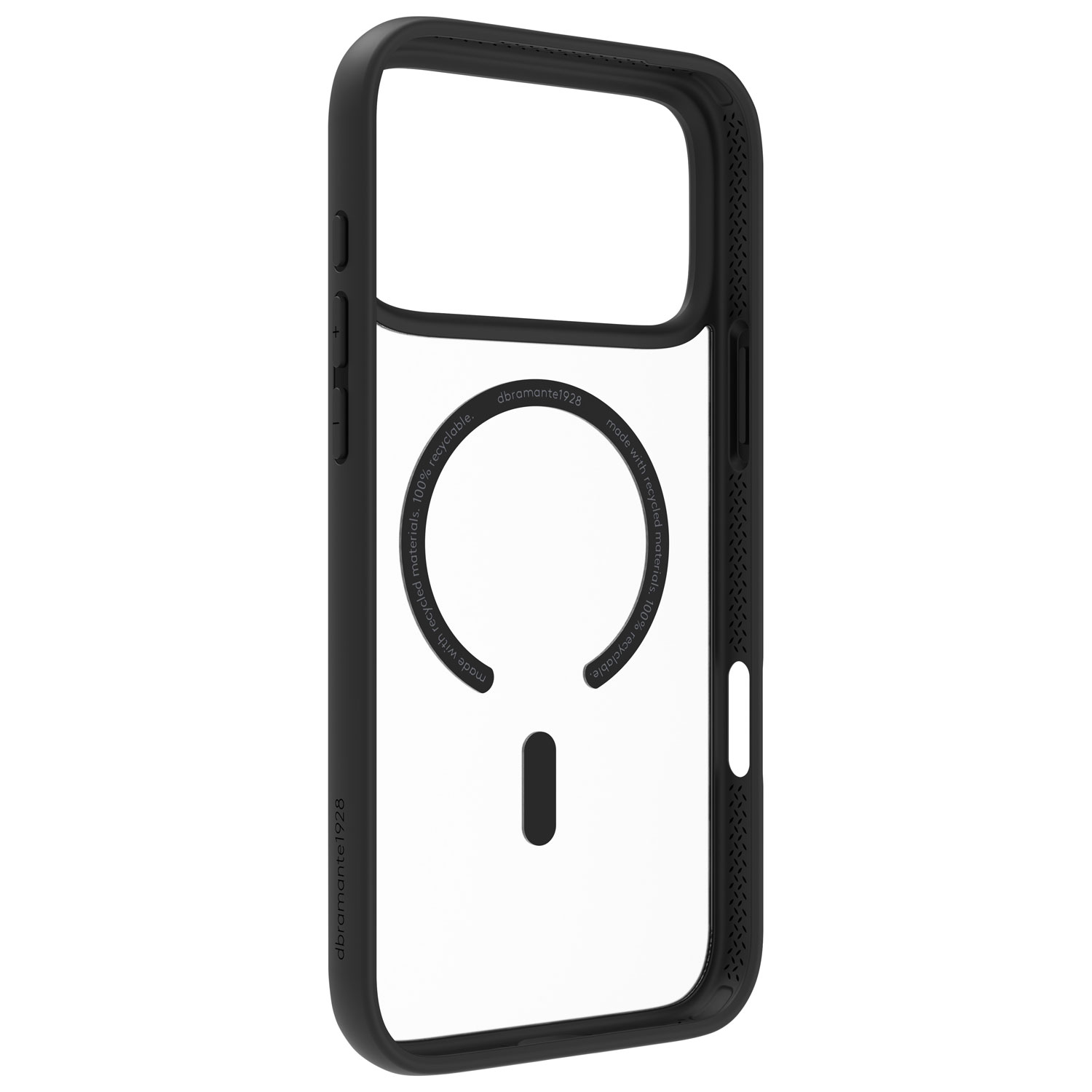 Étui rigide ajusté Grenen de Dbramante1928 avec MagSafe pour iPhone 17 Pro Max - Noir