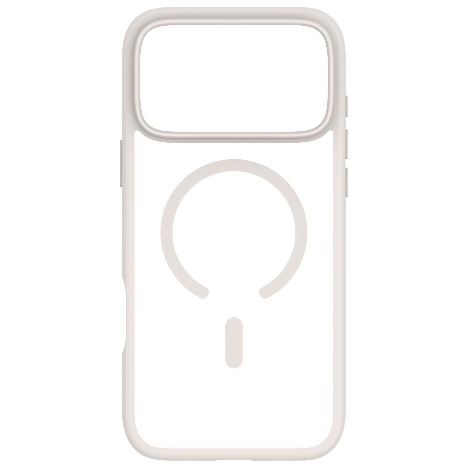 Étui rigide ajusté Grenen de Dbramante1928 avec MagSafe pour iPhone 17 Pro Max - Blanc