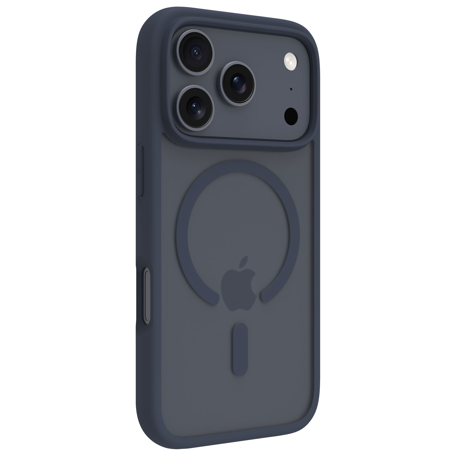 Étui rigide ajusté Grenen de Dbramante1928 avec MagSafe pour iPhone 17 Pro - Bleu marine