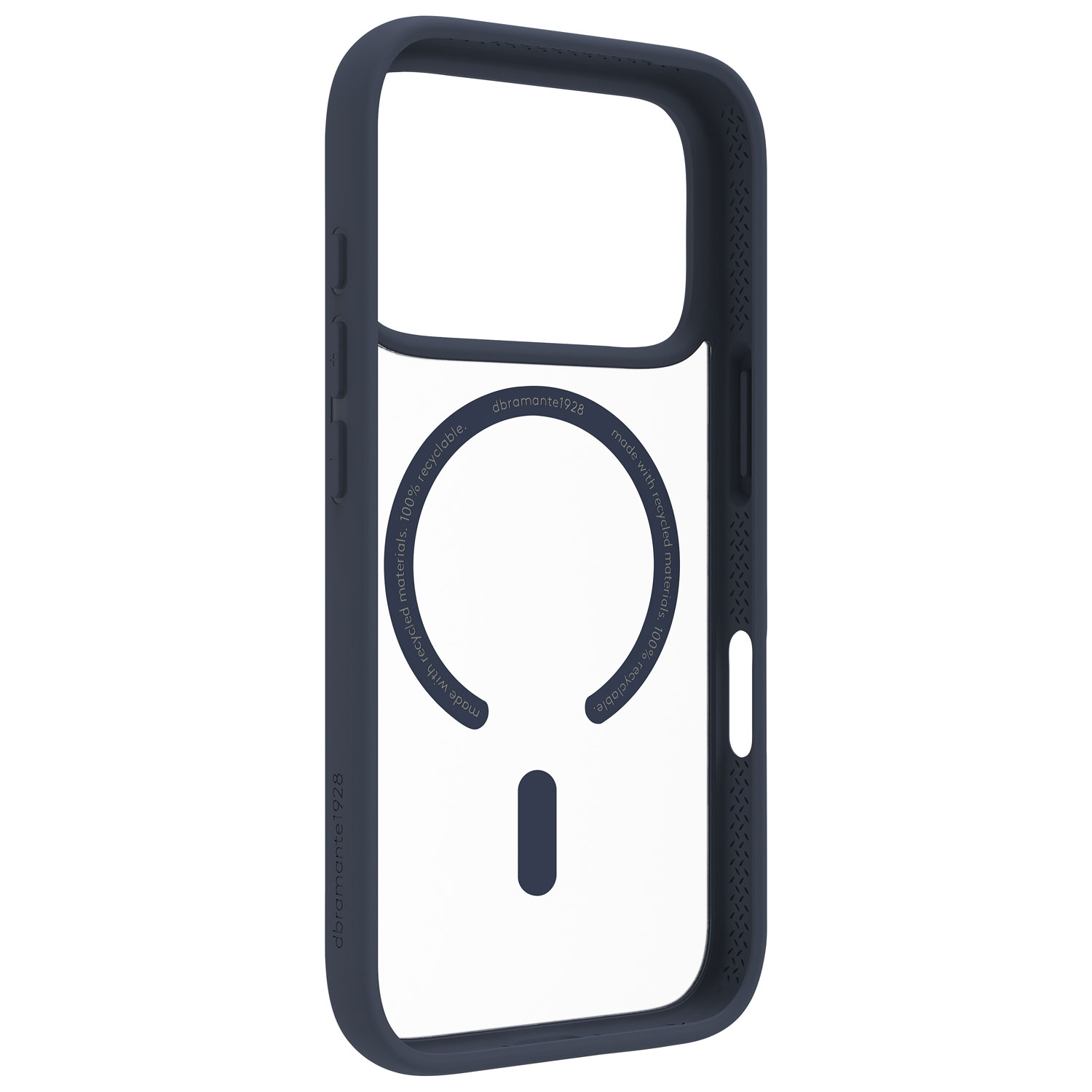 Étui rigide ajusté Grenen de Dbramante1928 avec MagSafe pour iPhone 17 Pro - Bleu marine