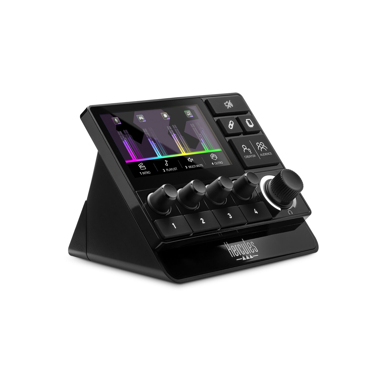 Hercules Stream 200 XLR, mélangeur audio Pro pour créateurs de contenu avancés