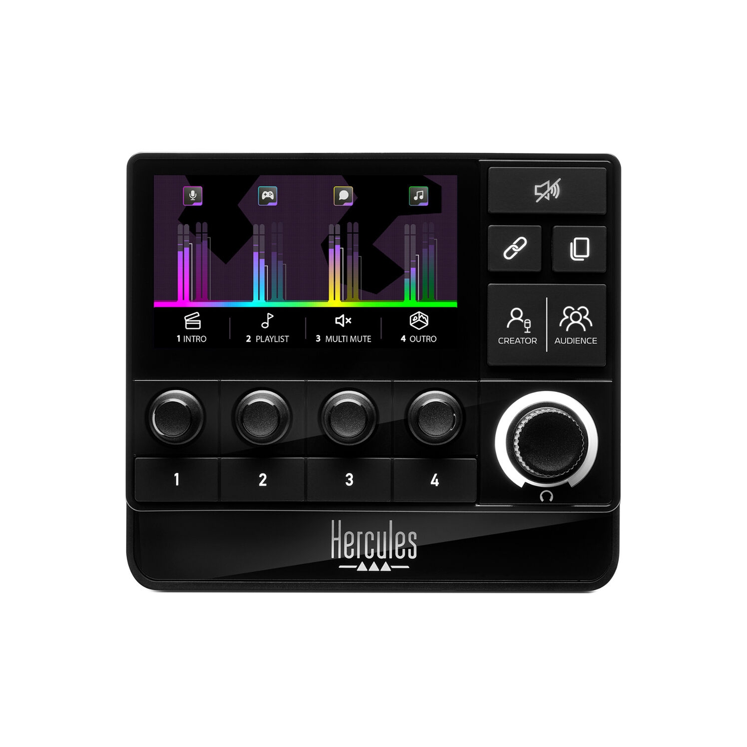 Hercules Stream 200 XLR, mélangeur audio Pro pour créateurs de contenu avancés