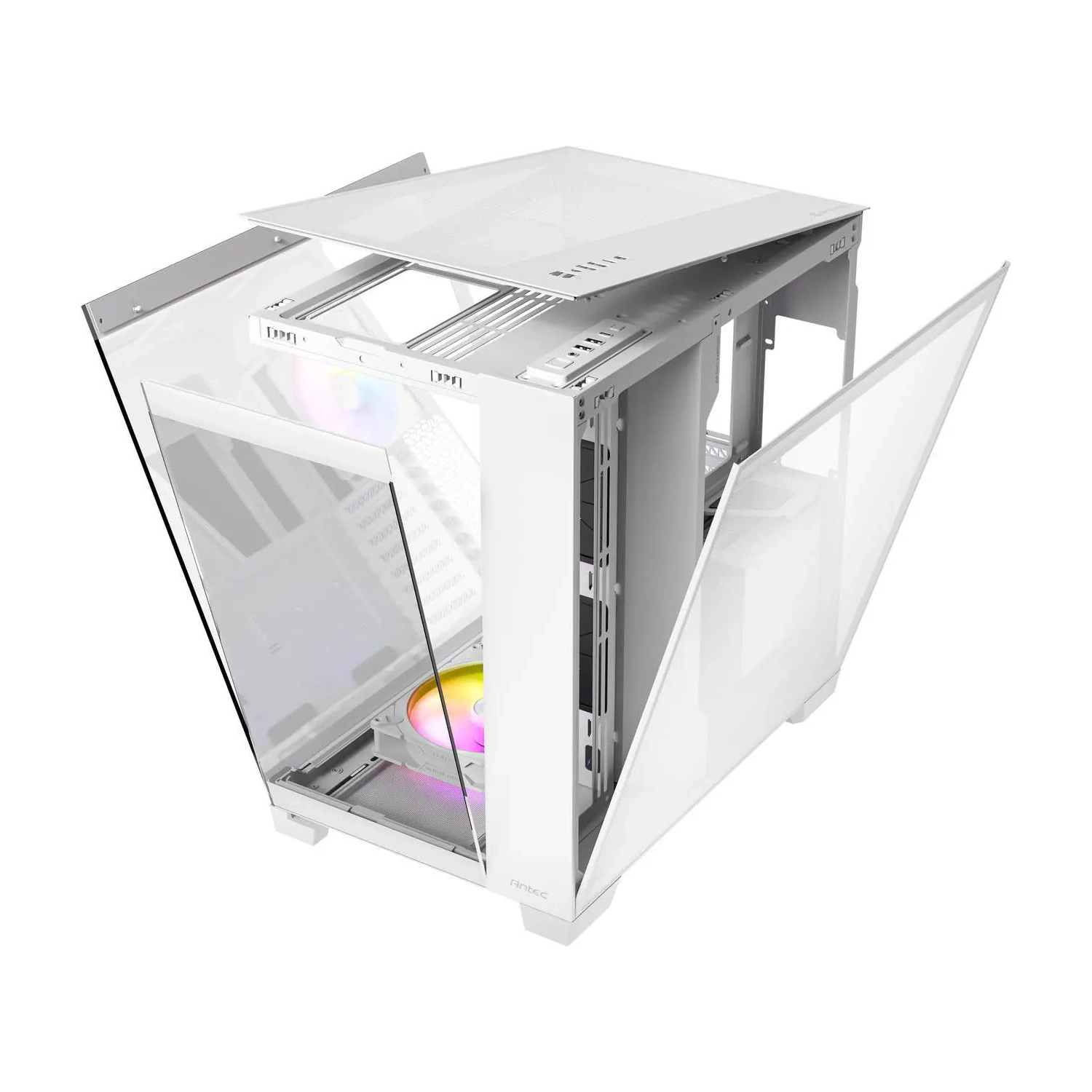 Antec C8 ARGB, 2X TQR 160mm & 1x TQ 140mm ARGB PWM Fans, Dual-Chamber Layout, Type-C, 360mm Radiator Support, Seamless TG Front & Side Panels, RTX 40