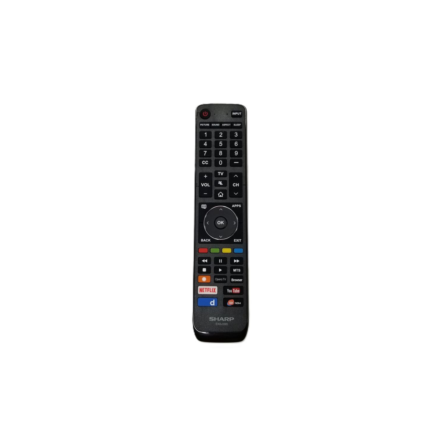 Refurbished (Good) Sharp 4K Smart TV Remote Control EN3J39S