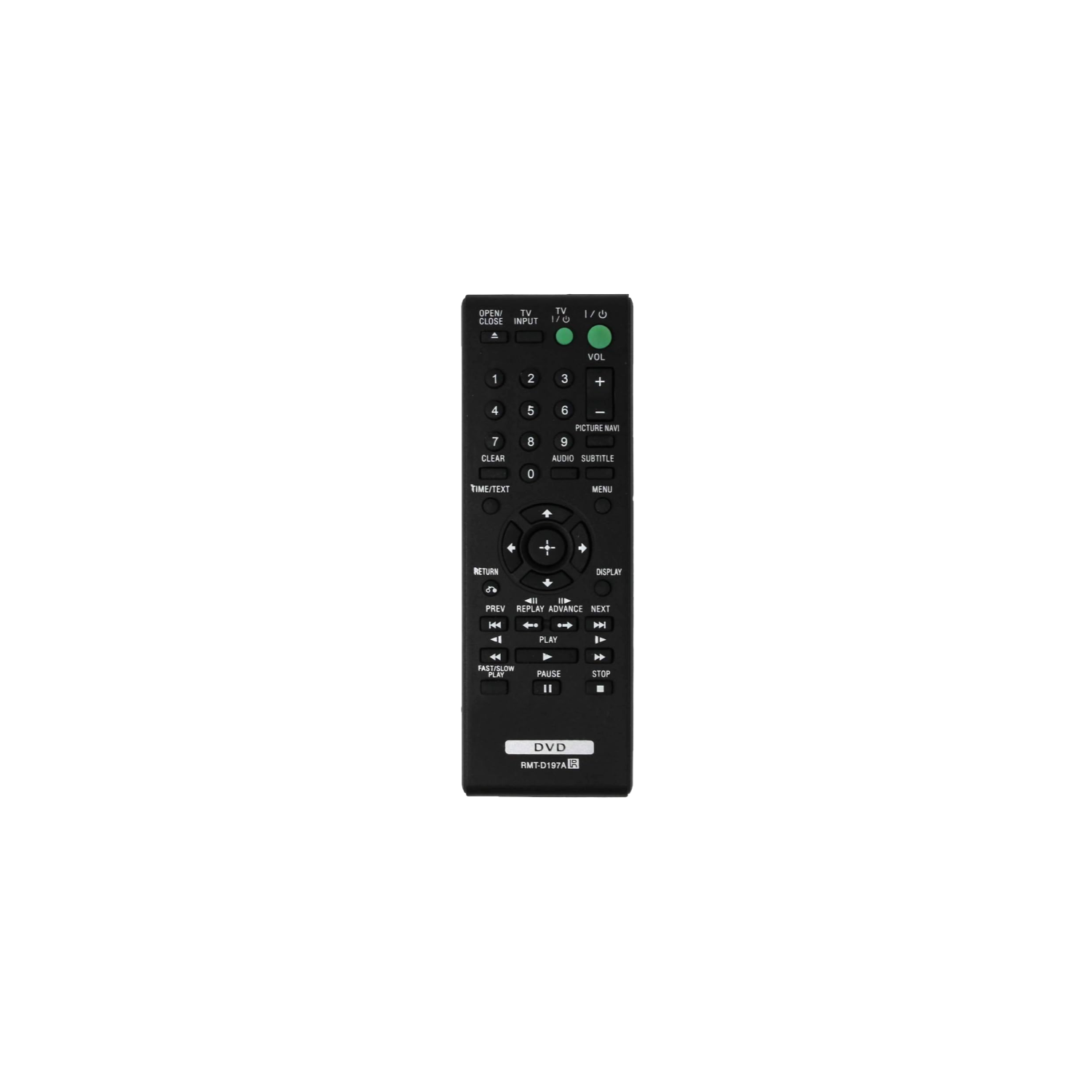Refurbished Sony DVP-SR510H DVD Player Remote Control RMT-D197A