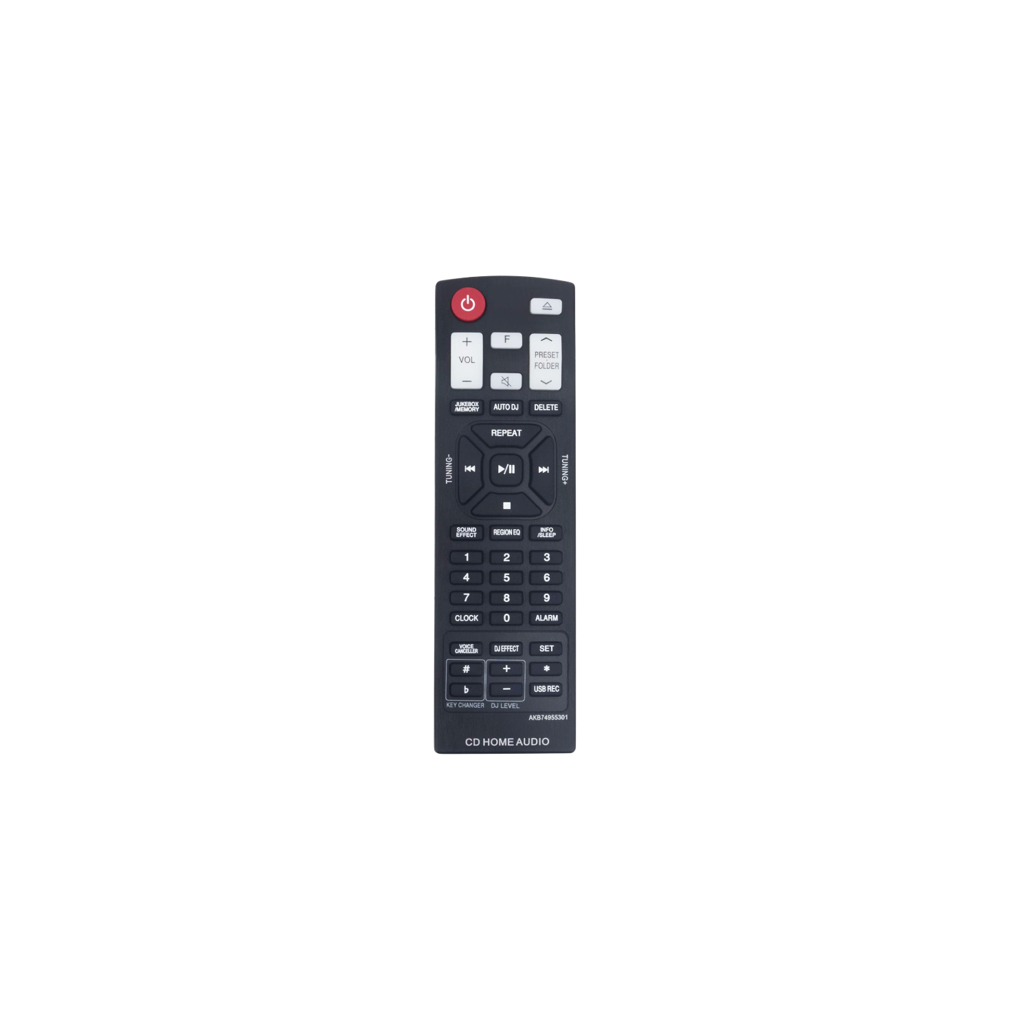Refurbished LG Mini Hi-Fi System Remote Control AKB74955301
