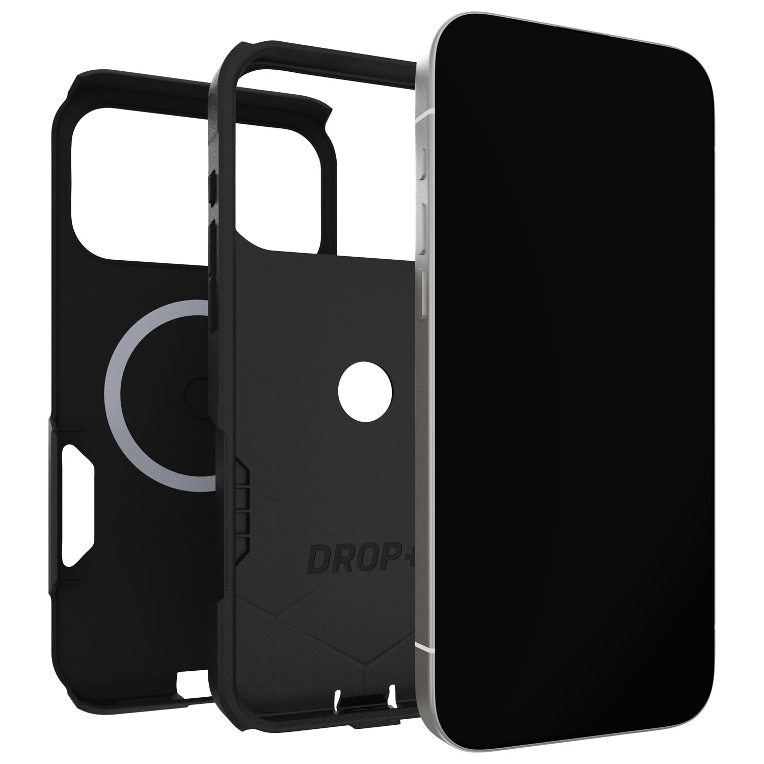 OtterBox Commuter Fitted Hard Shell Case for iPhone 17 Pro Max - Black