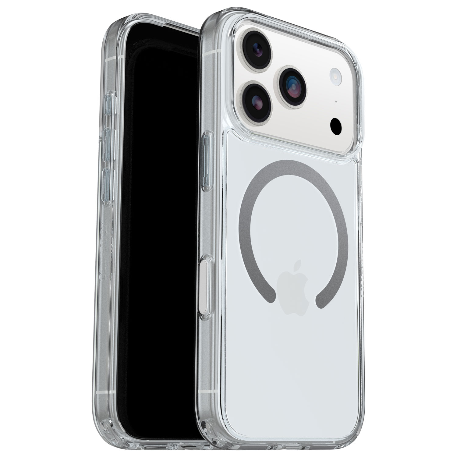 Étui rigide ajusté Symmetry d'OtterBox avec MagSafe pour iPhone 17 Pro - Transparent
