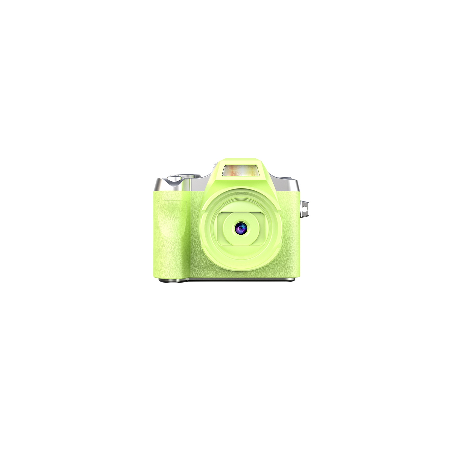 HD digital camera small SLR student party selfie video portable mini CCD camera retro fashion digital camera 4K HD - green + 32G memory card + card