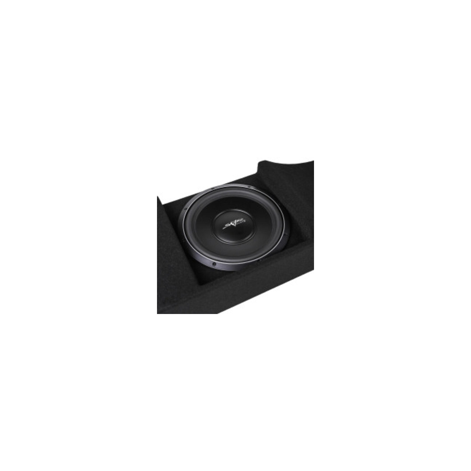 Enceinte double de haut-parleur d'extrêmes graves à évent 1000&nbsp;W RMS de 12&nbsp;po de SKAR Audio pour camions Titan 2016-2024 à cabine double de