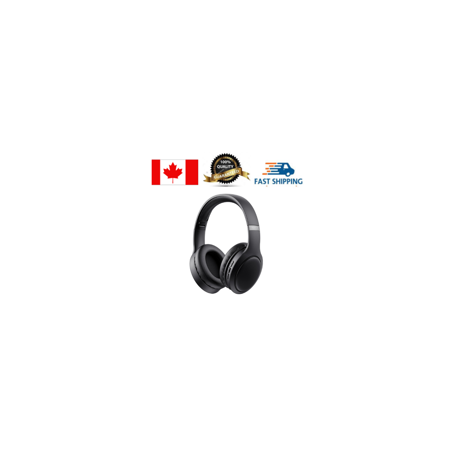 Casque d'écoute sans fil pliable Bluetooth v5.1 H633BT de Havit_Noir