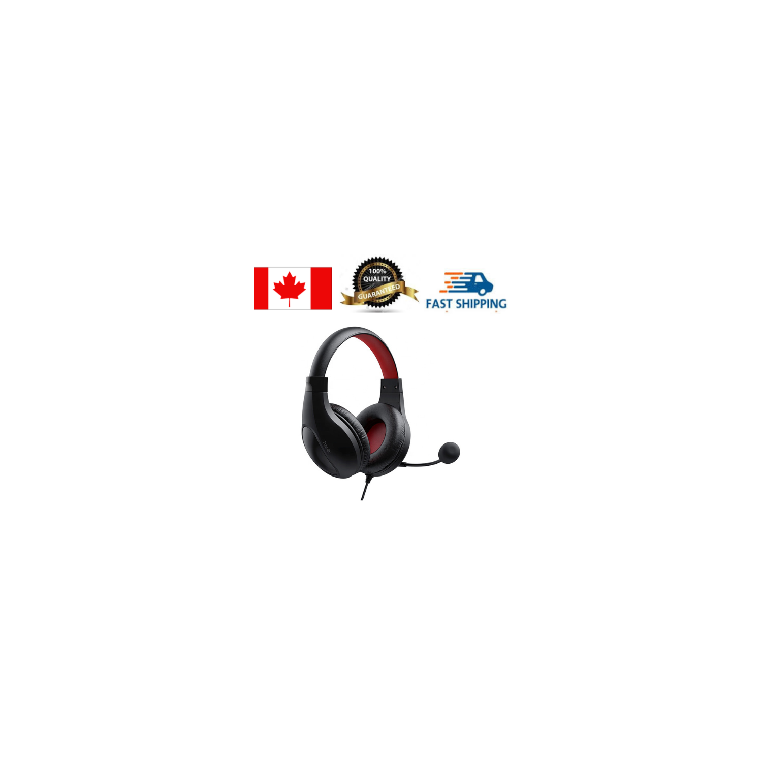 Havit HV-H2116D Stereo 3.5mm plug Headset with Microphone_Black