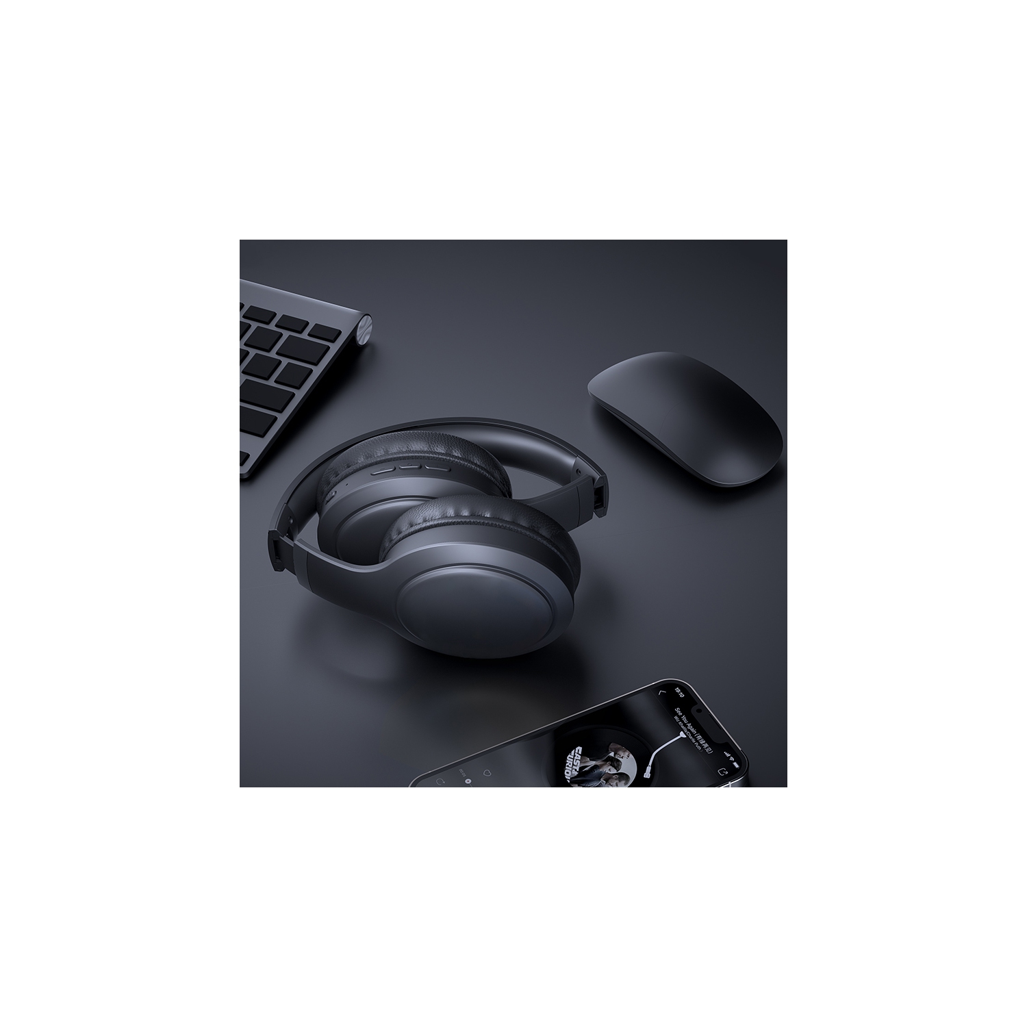 Havit H628BT Bluetooth v5.1 wireless headphone foldable_Black