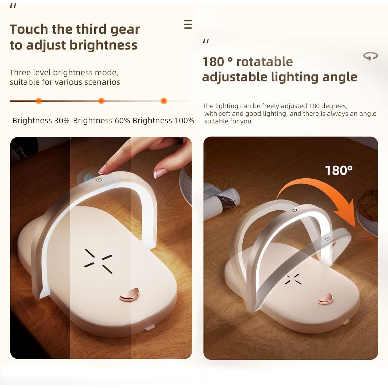 Chargeur sans fil pliable de 15 W, plein de technologies! Lampe de bureau + chargeur + support, veilleuse pliable trois-en-un, chargement sans