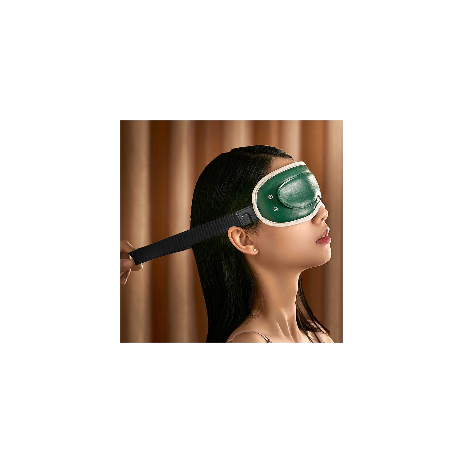 Appareil de massage pour les yeux Window Vision de 3D pour soulager la fatigue oculaire Massage intelligent compresse chaude et froide Masque pour
