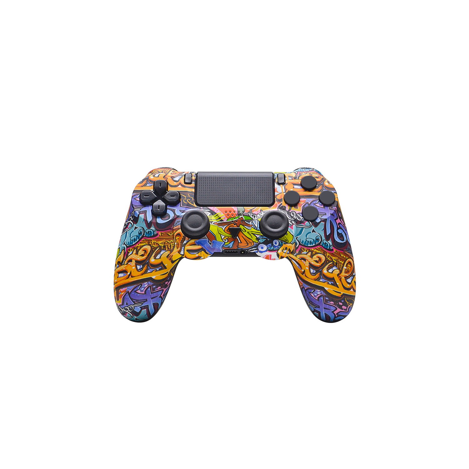 New P4 wireless game controller compatible with P4/pro/slim/PC touchpad water transfer printing - tudou
