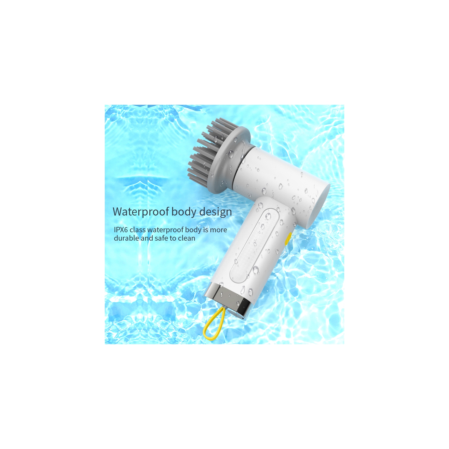 Handheld Electric Cleaning Brush, Household Toilet Cleaning Artifact Kitchen Cleaning Brush Multi-function Dishwasher Cleaner USB Handheld Bathtub