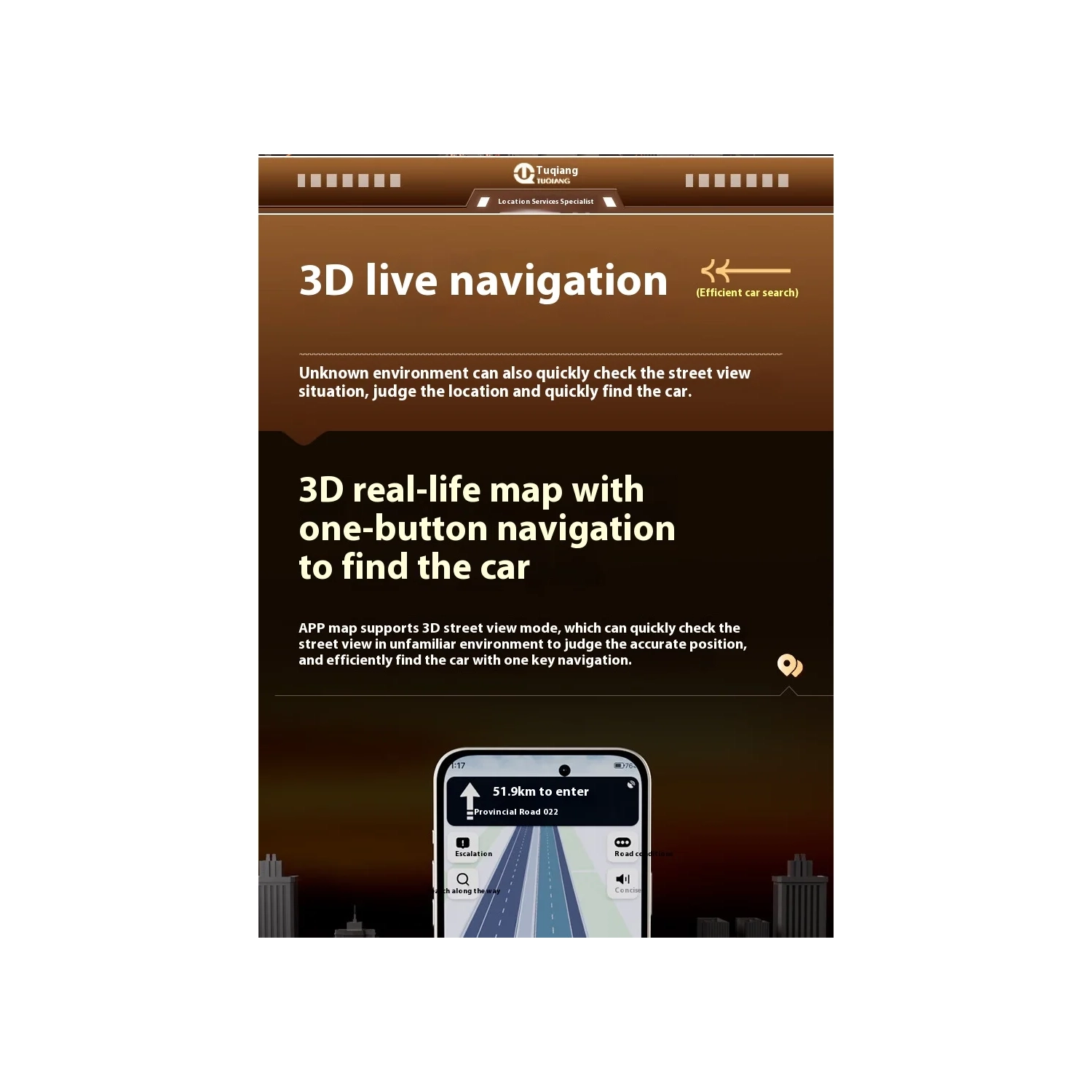 Localisateur GPS satellite voiture Tuqiang, auto anti-vol 5G installation sans installation fort GPS magnétique - [Petite version] M63S+1000&nbsp;mAh