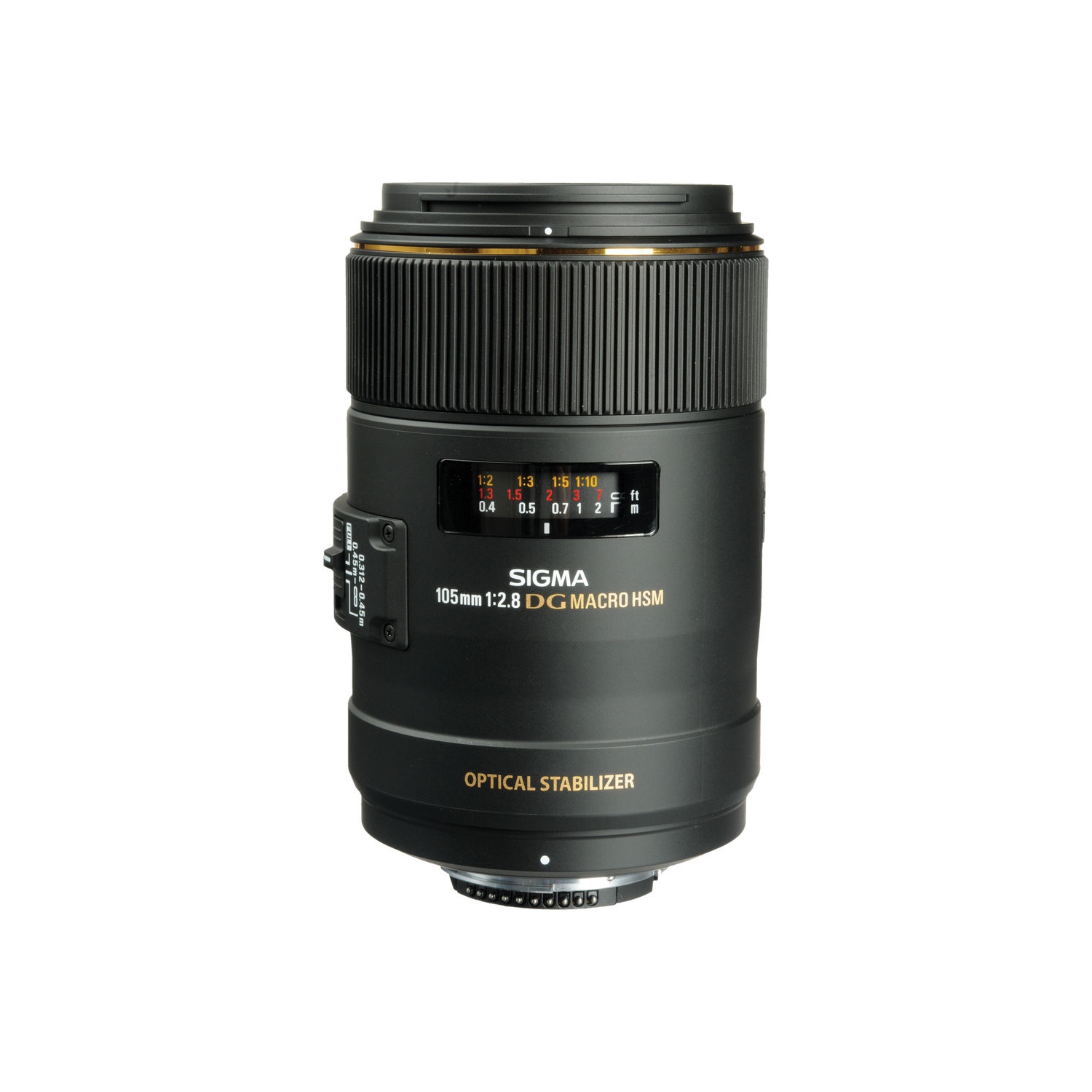 Sigma 105mm f/2.8 EX DG OS HSM Macro Lens for Nikon F Bundle