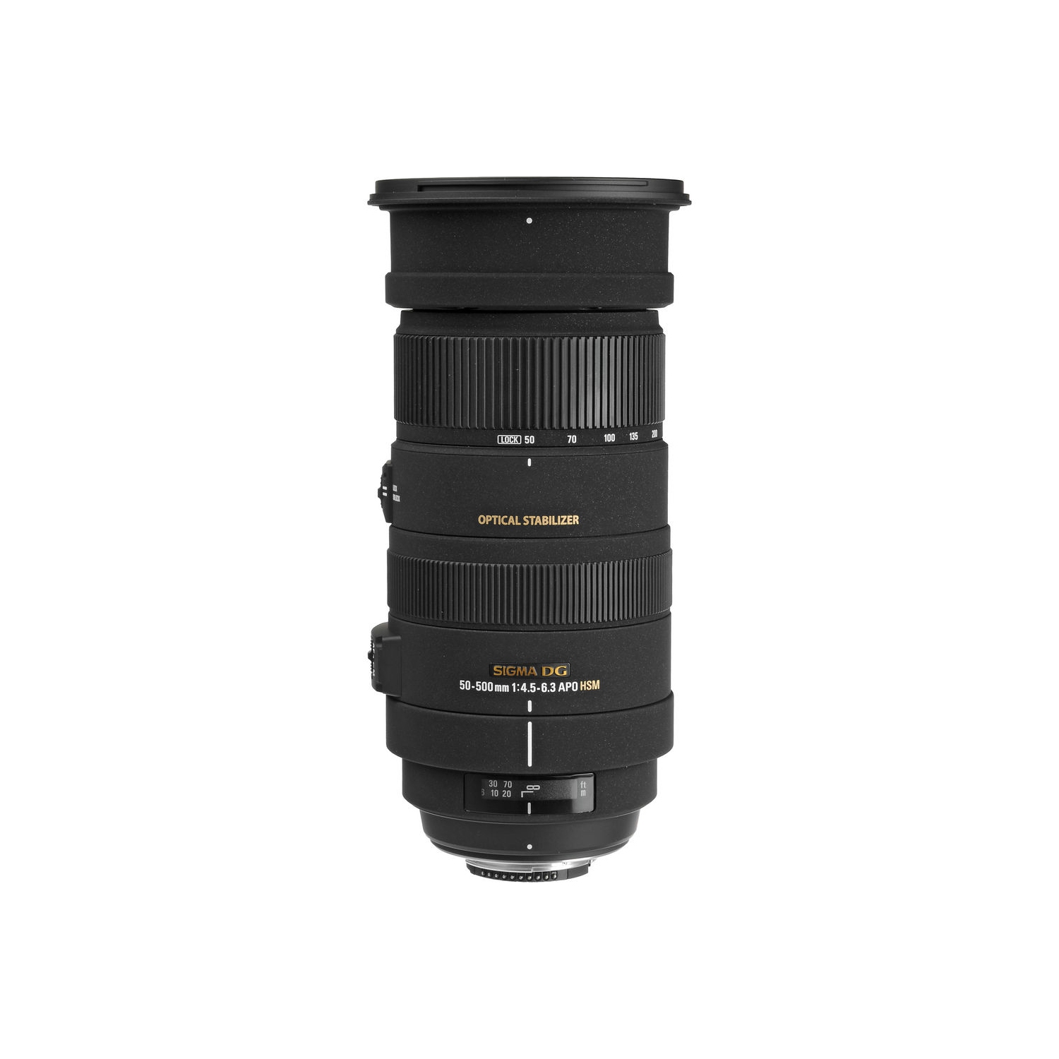 Sigma 50-500mm f/4.5-6.3 APO DG OS HSM Lens for Nikon Bundle