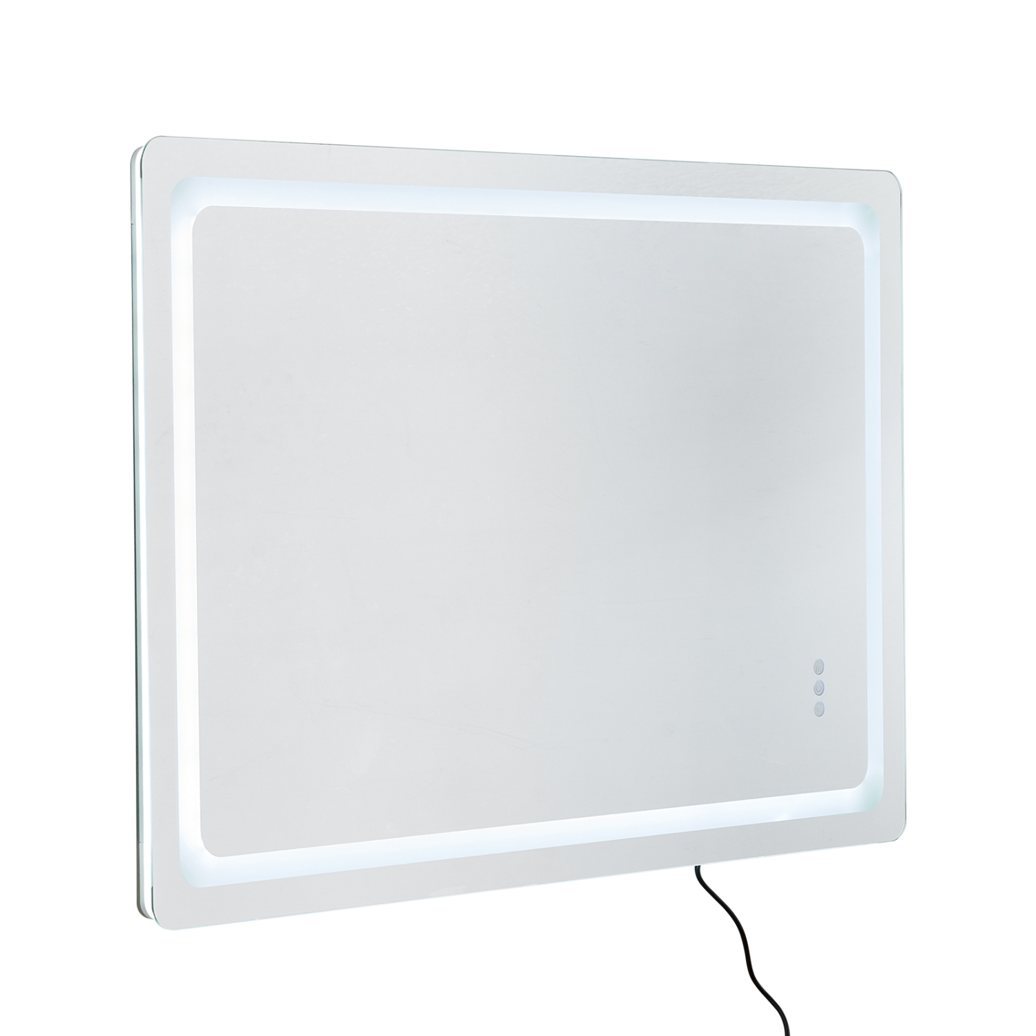 24x32 Inch Anti-fog Mirror With Lights Dimmable 3 Colors Vanity Mirror With LED Lights, 24 X 32 Inch Mirrors For Bathroom Sink, Smart Mirror Lighted Bathroom Mirrors For Wall